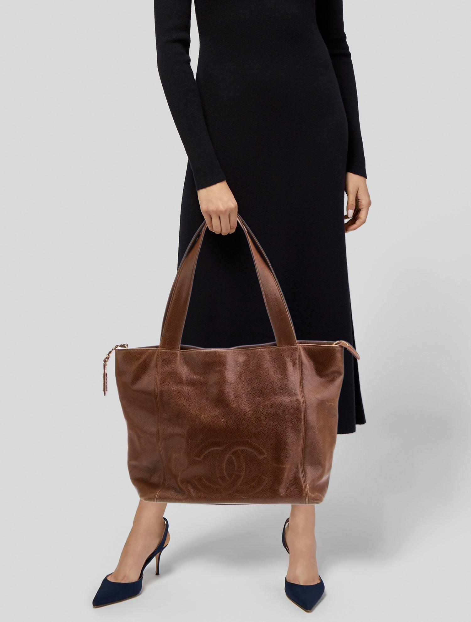 Chanel Caviar Coco Mark Tote