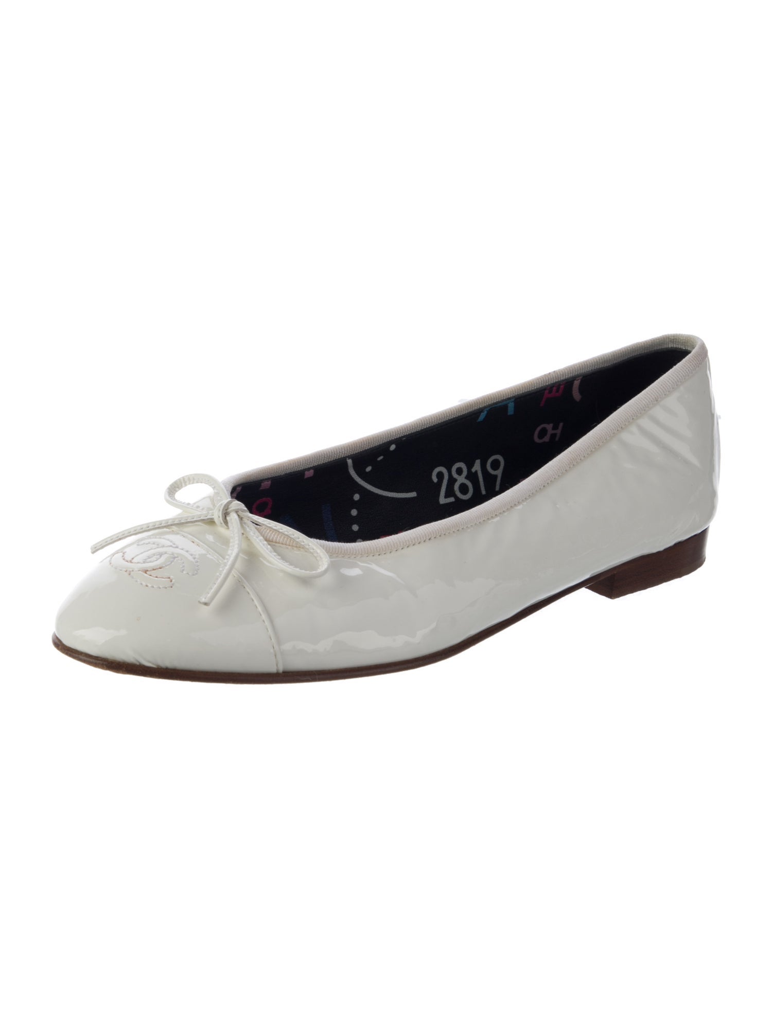 Chanel 2019 Interlocking CC Logo Flats