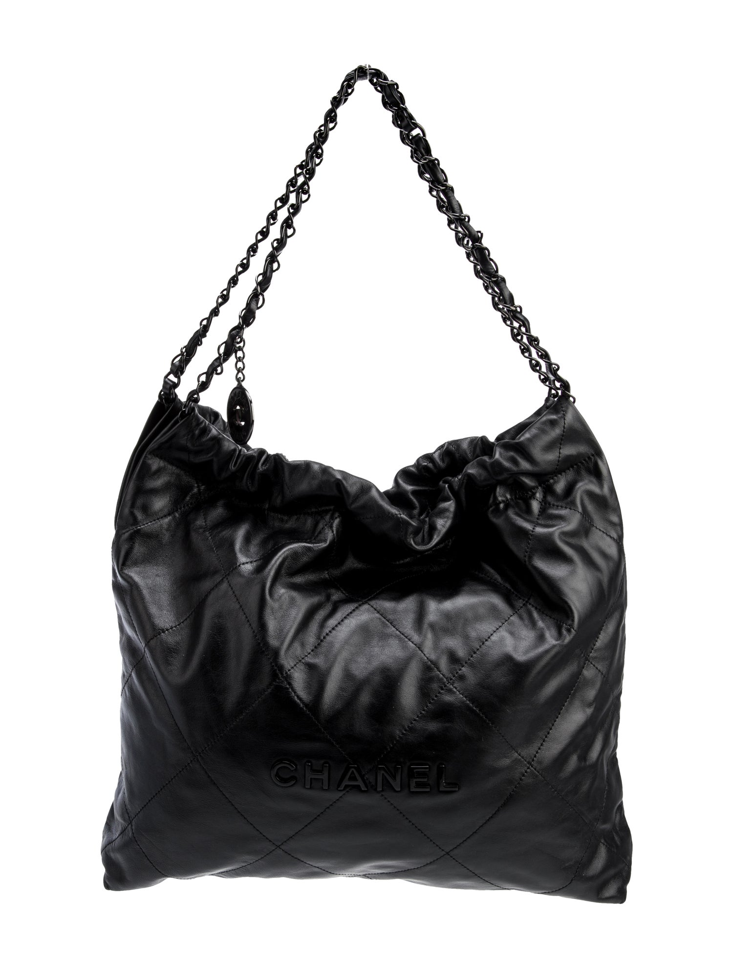 Chanel Small So Black 22 Hobo