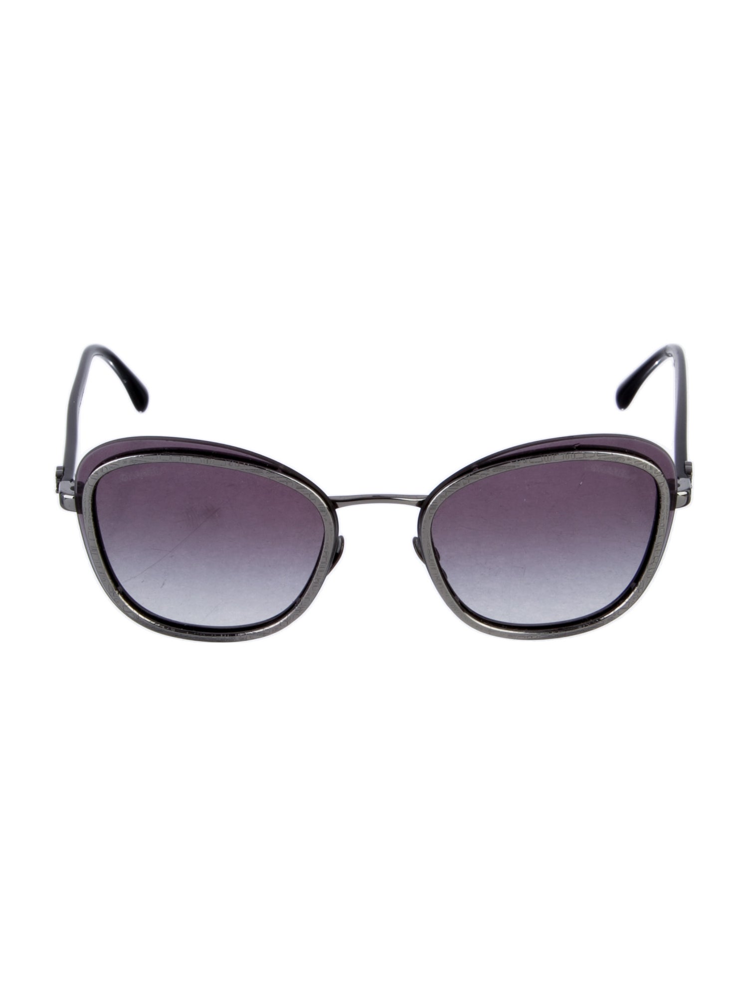 Chanel Interlocking CC Logo Cat-Eye Sunglasses