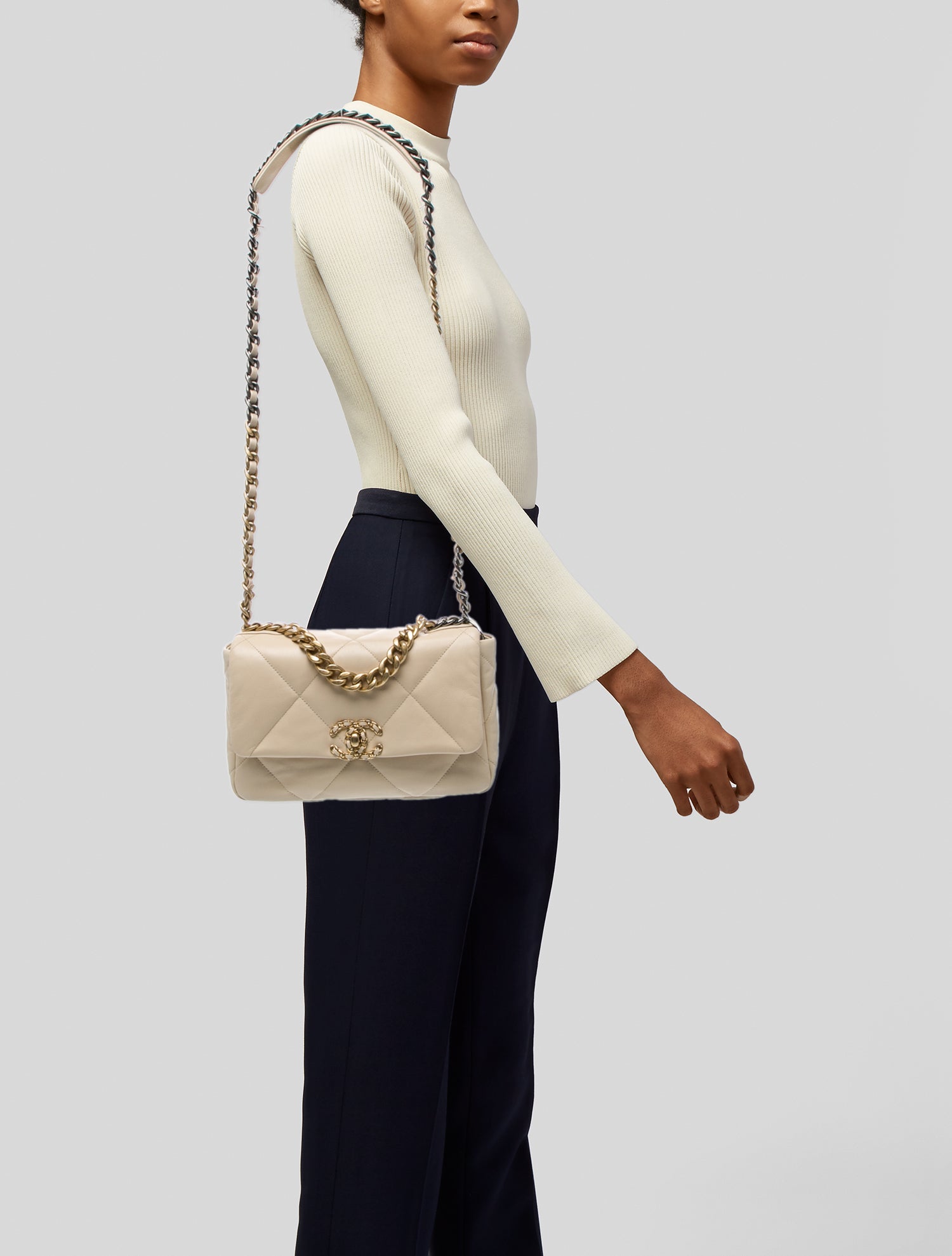 Chanel Medium 19 Flap Bag w/Tags