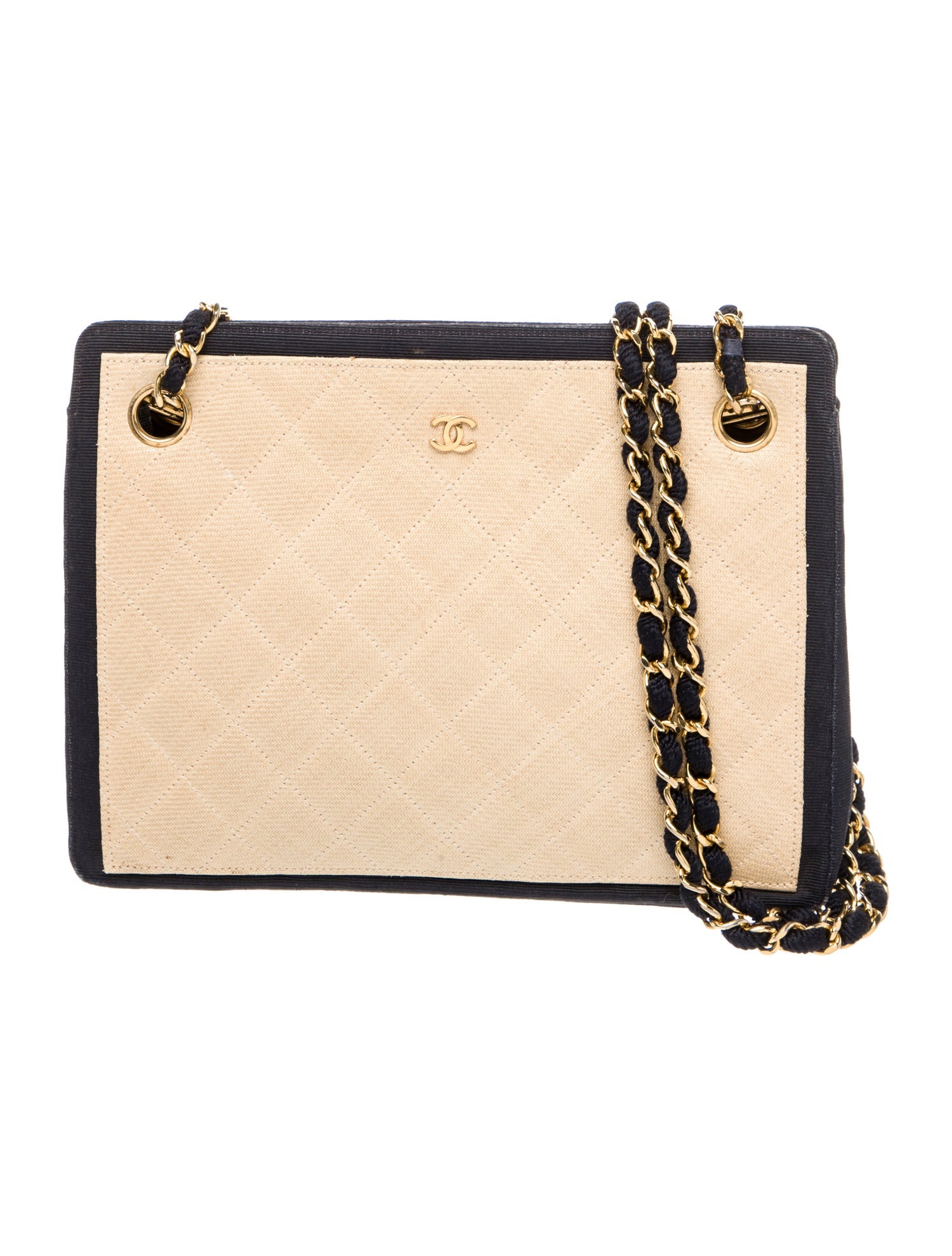 Chanel Raffia Shoulder Bag