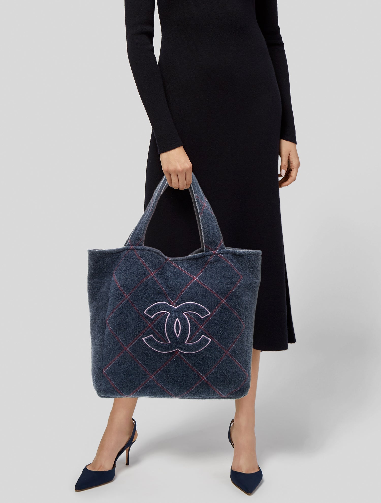 Chanel Terry Cloth CC Beach Tote