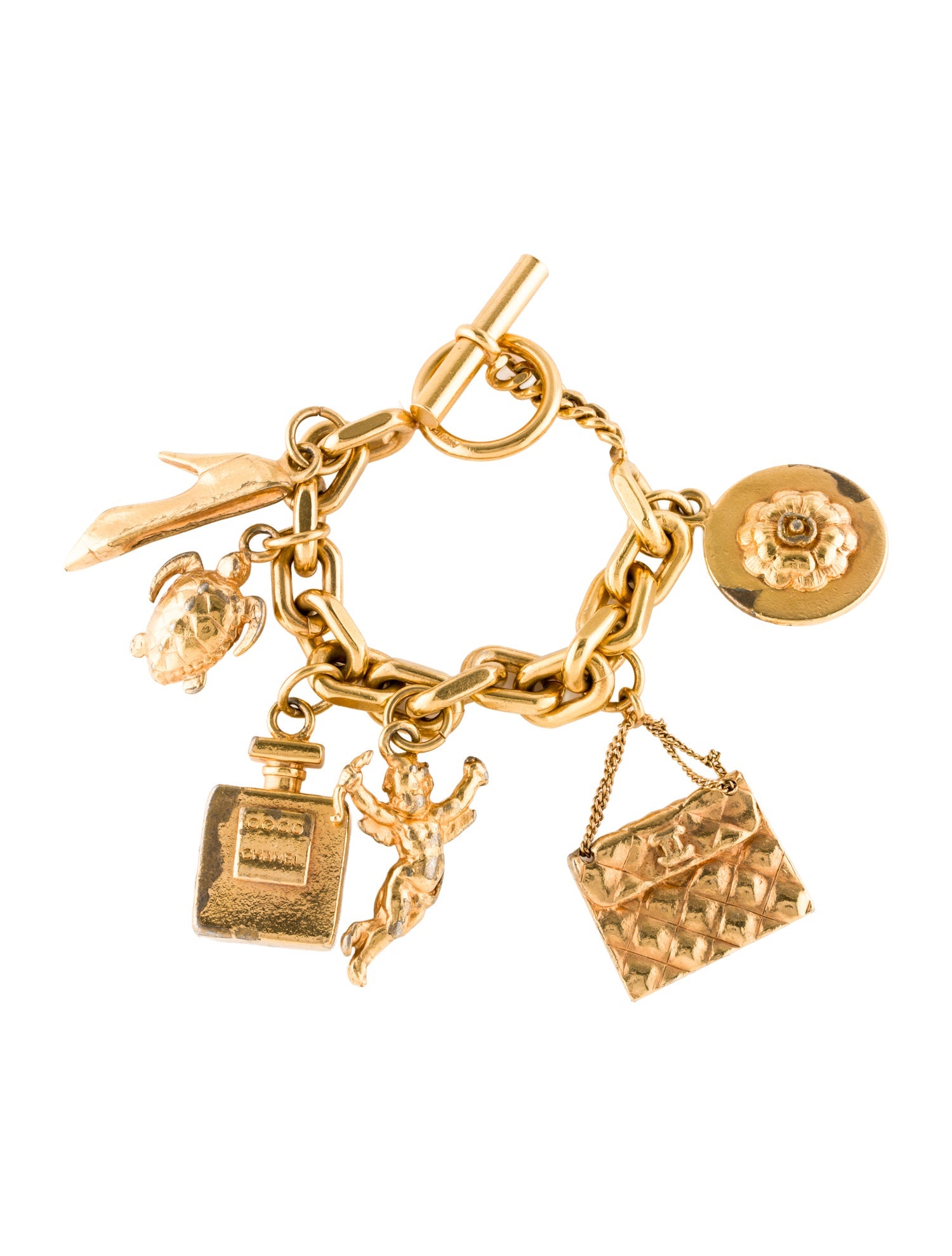 Chanel Vintage Charm Bracelet