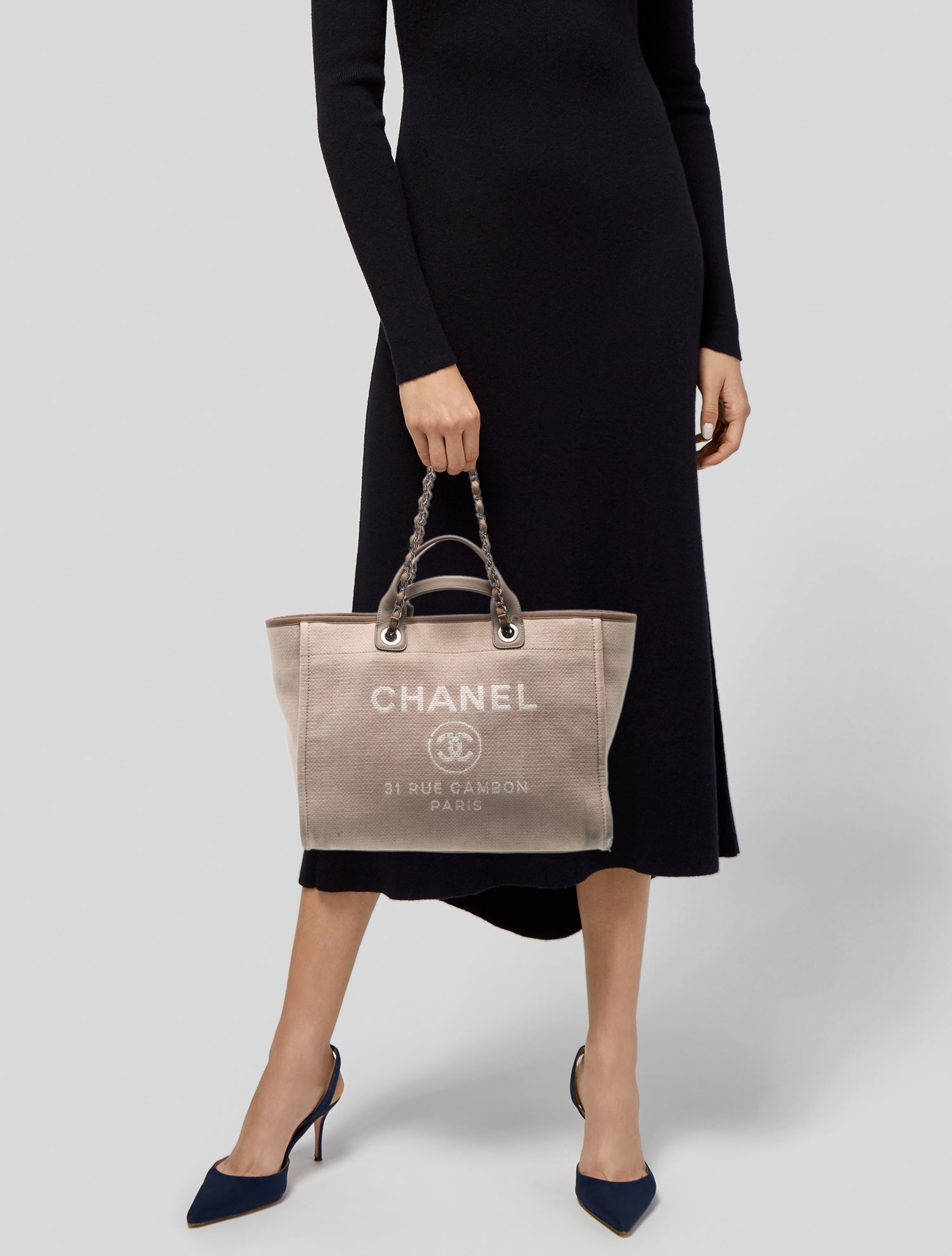 Chanel Medium Deauville Shopping Bag