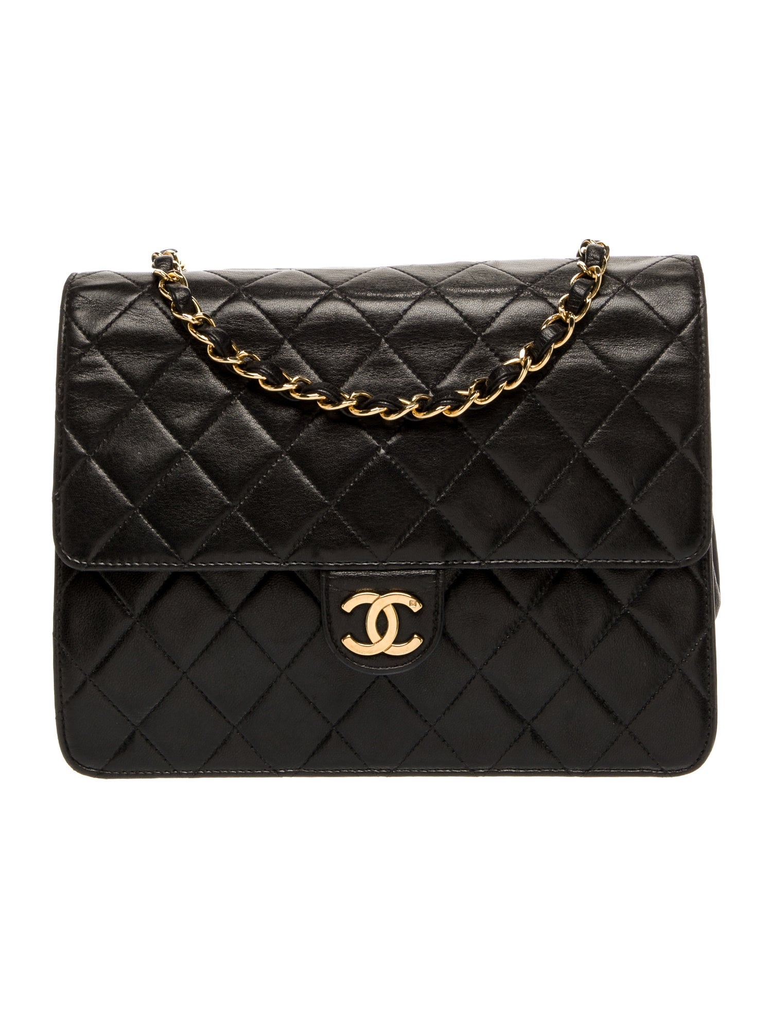 Chanel Quilted CC Square Flap Bag