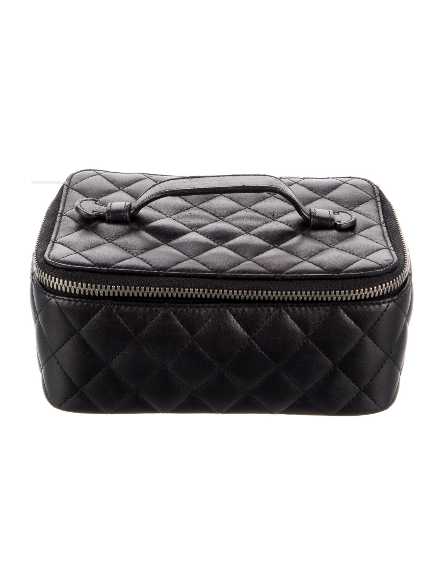 Chanel Quilted CC Jewelry Case