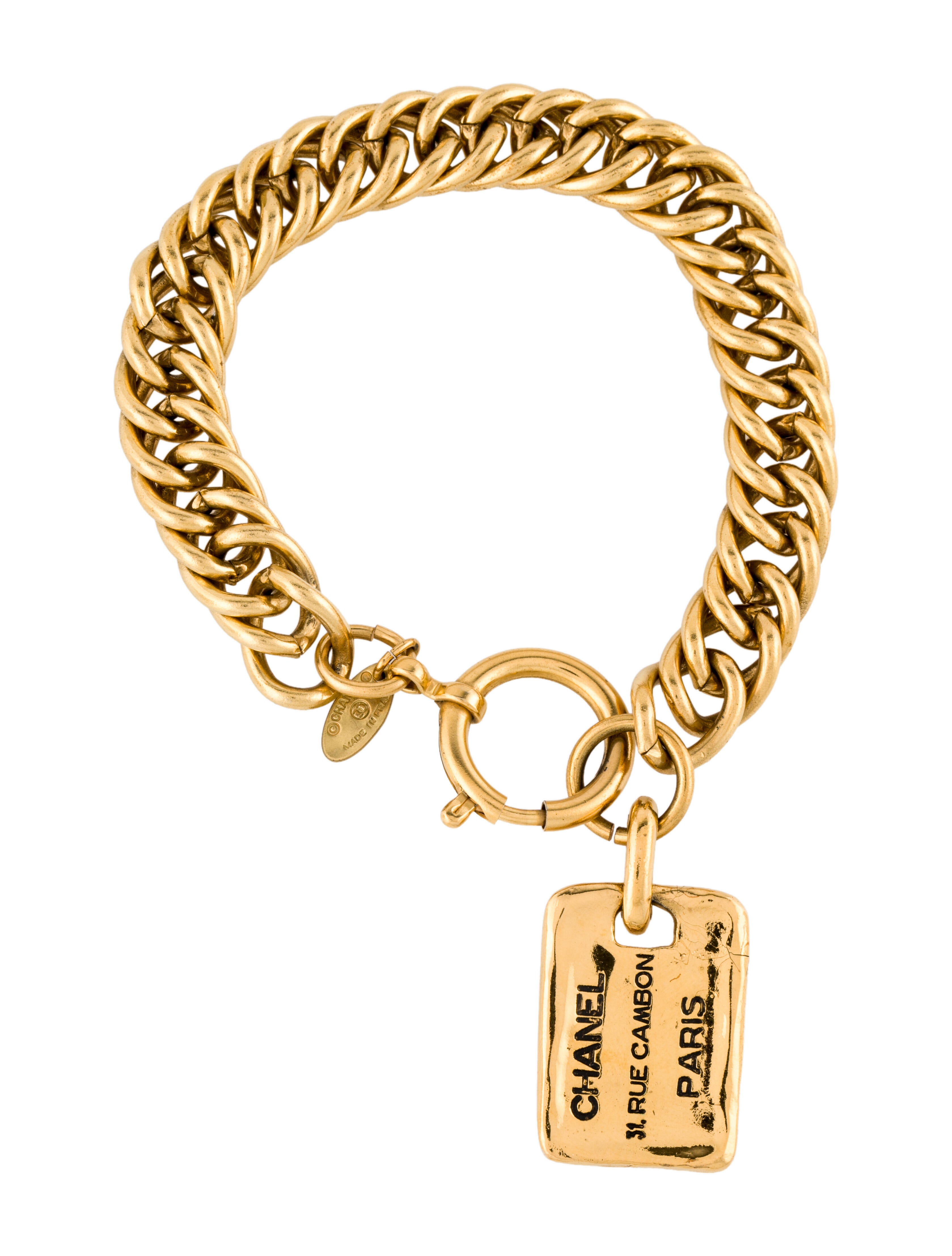 Chanel Vintage 31 Rue Cambon Charm Bracelet
