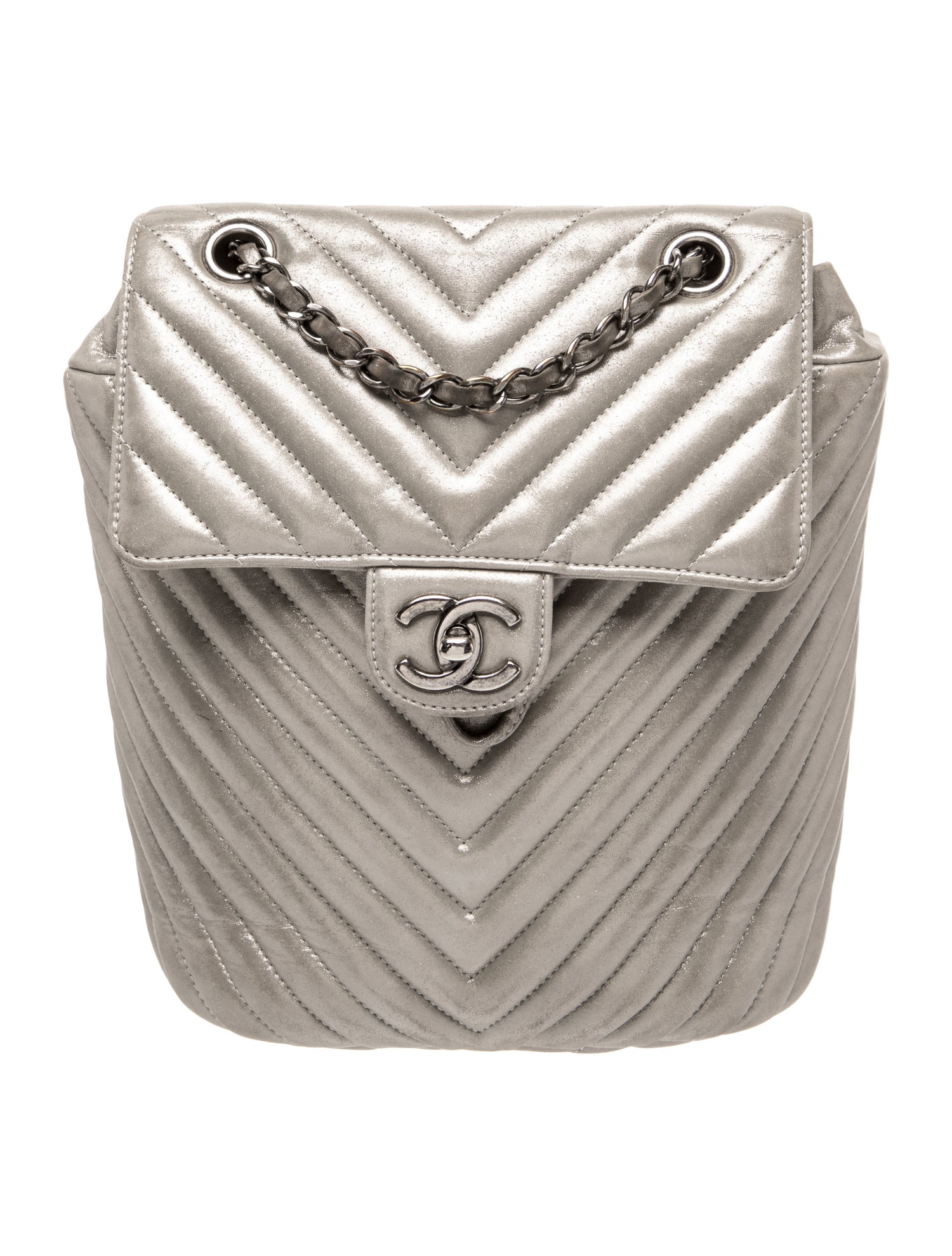 Chanel Small Chevron Urban Spirit Backpack