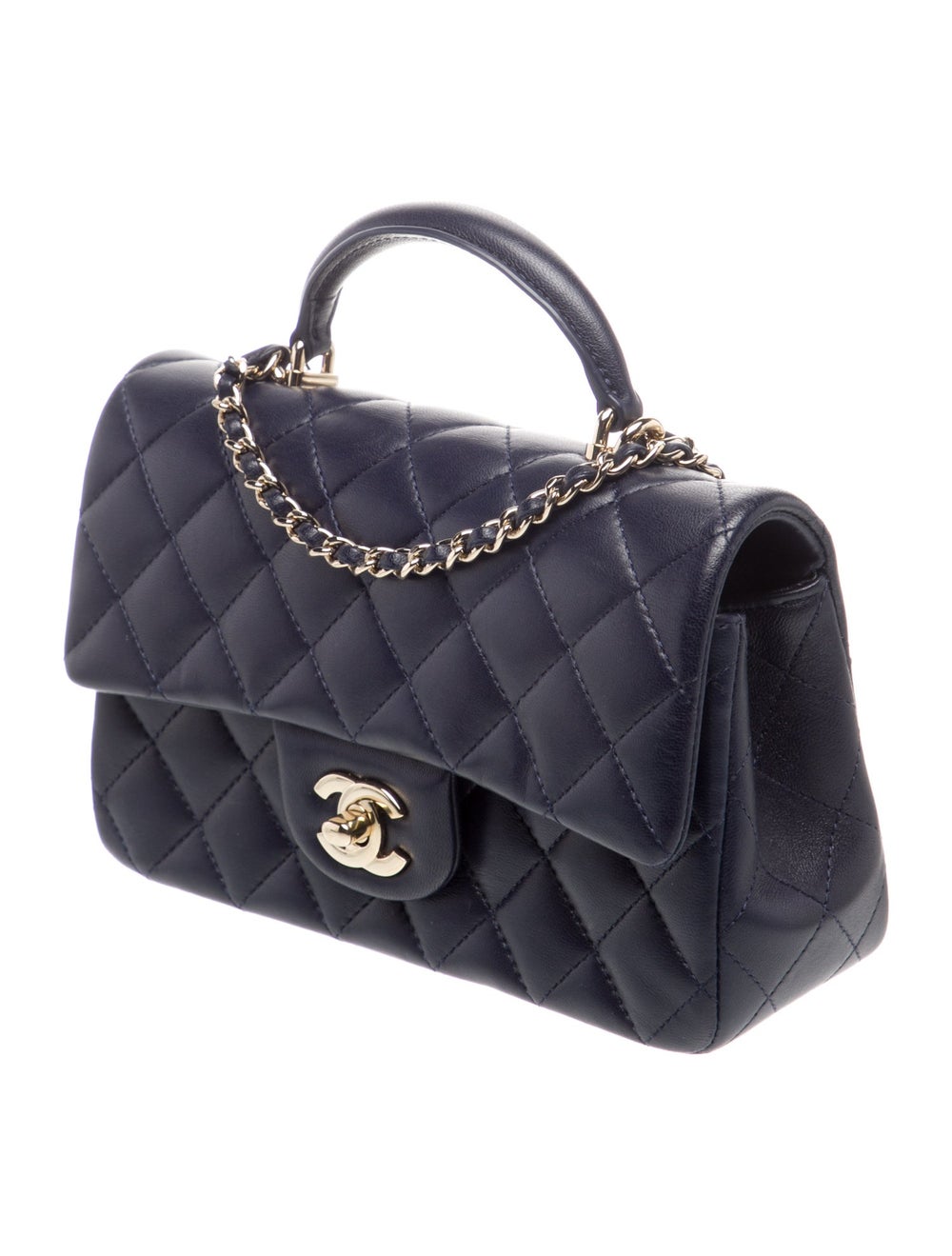 Chanel Rectangular Mini Top Handle Flap Bag - image 3