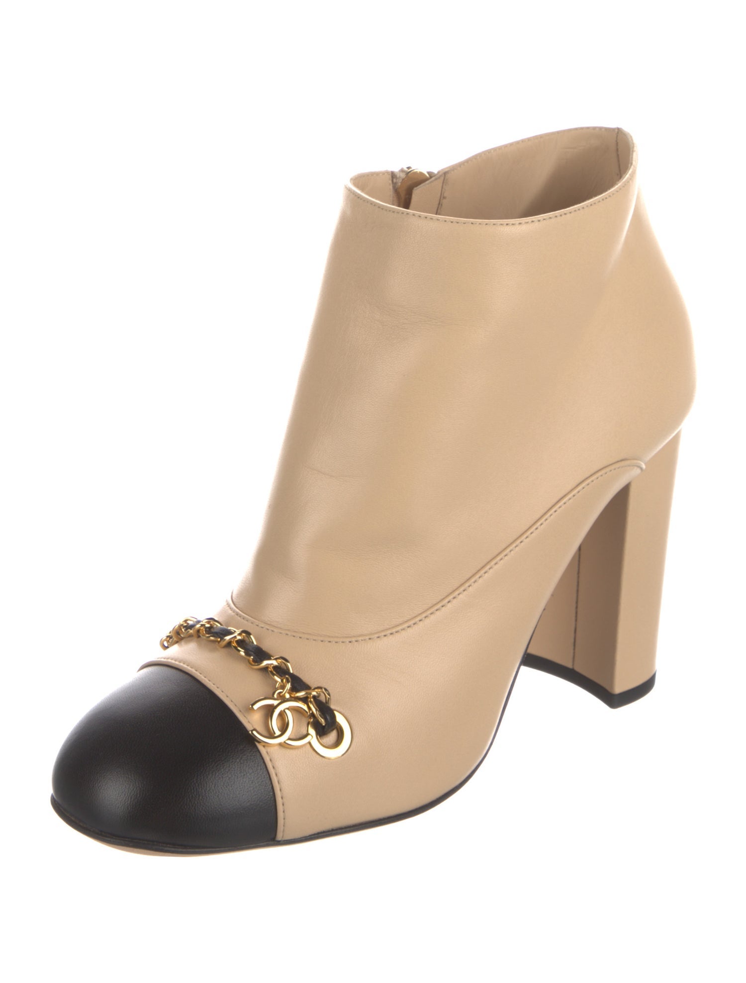 Chanel 2018 Interlocking CC Logo Boots