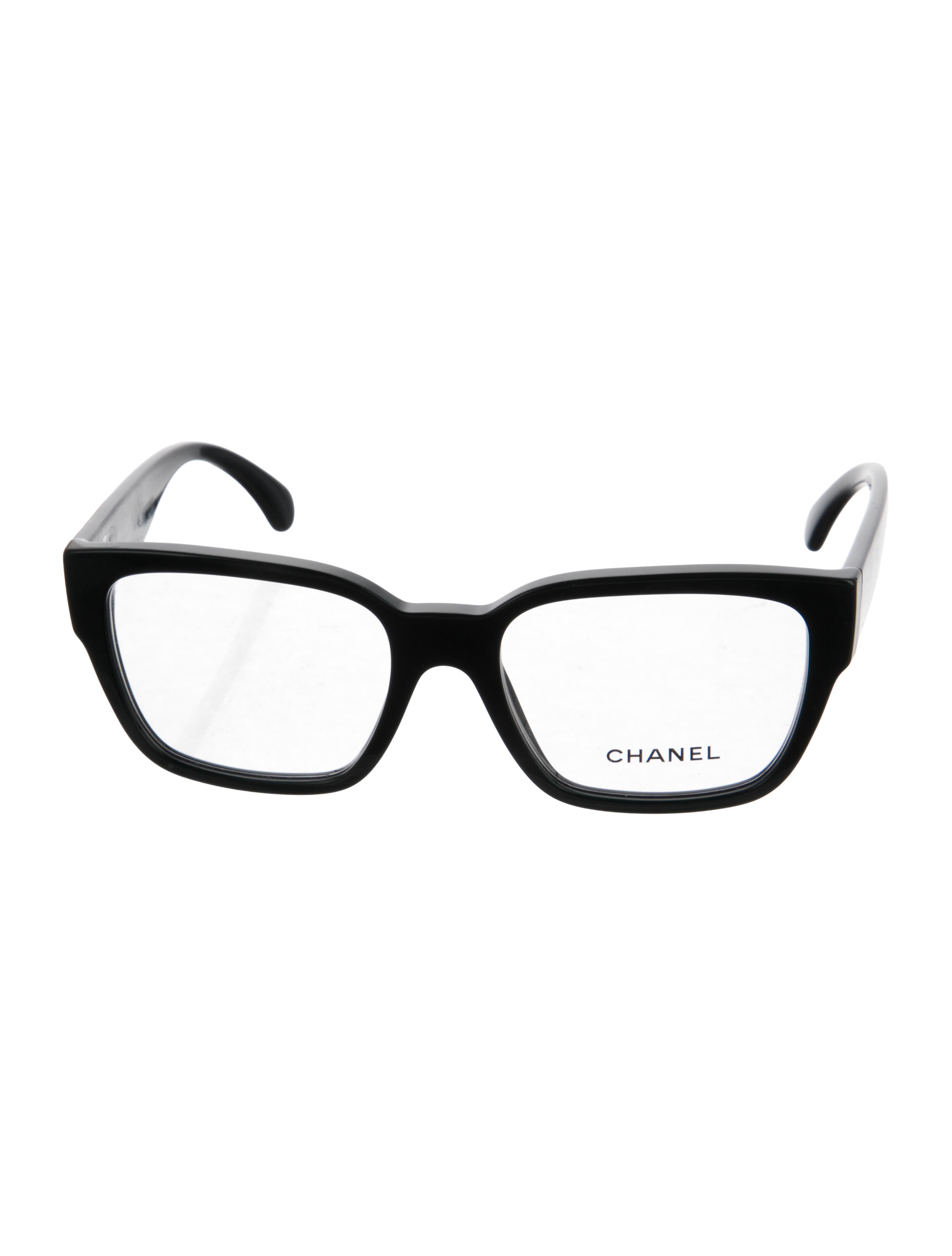 Chanel Interlocking CC Logo Square Eyeglasses