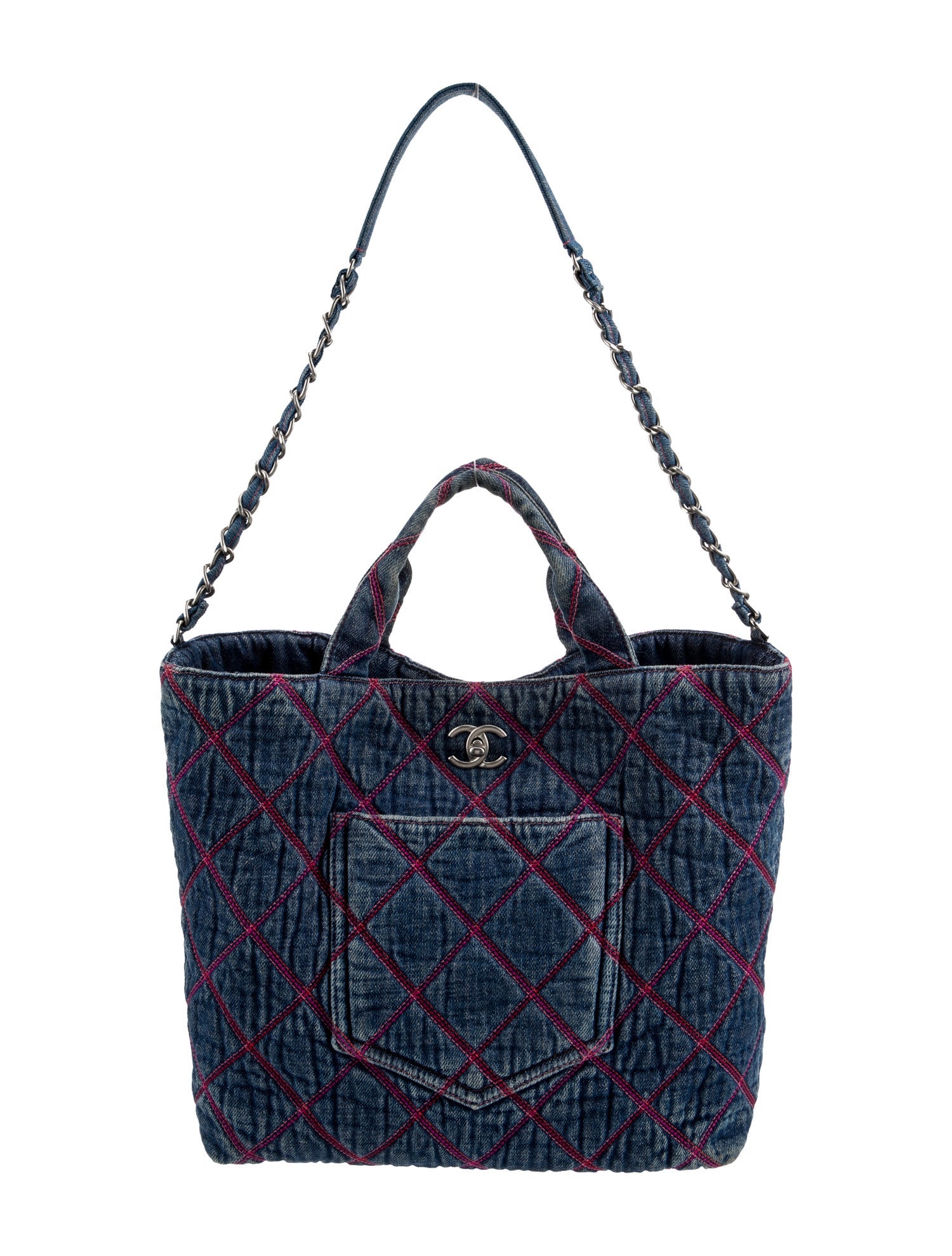 Chanel Coco Beach Denim Tote