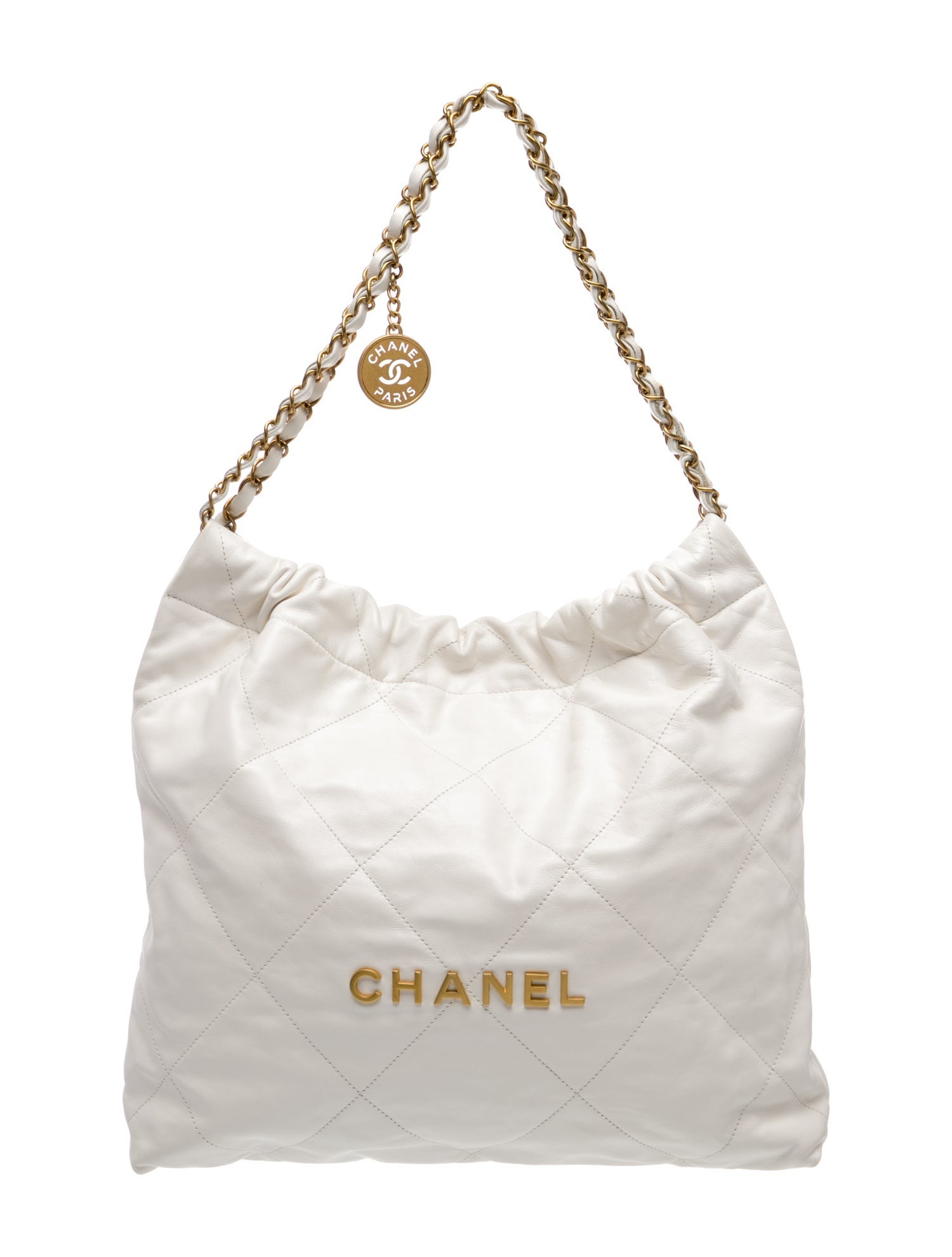 Chanel Quilted 22 Hobo w/ Pouch