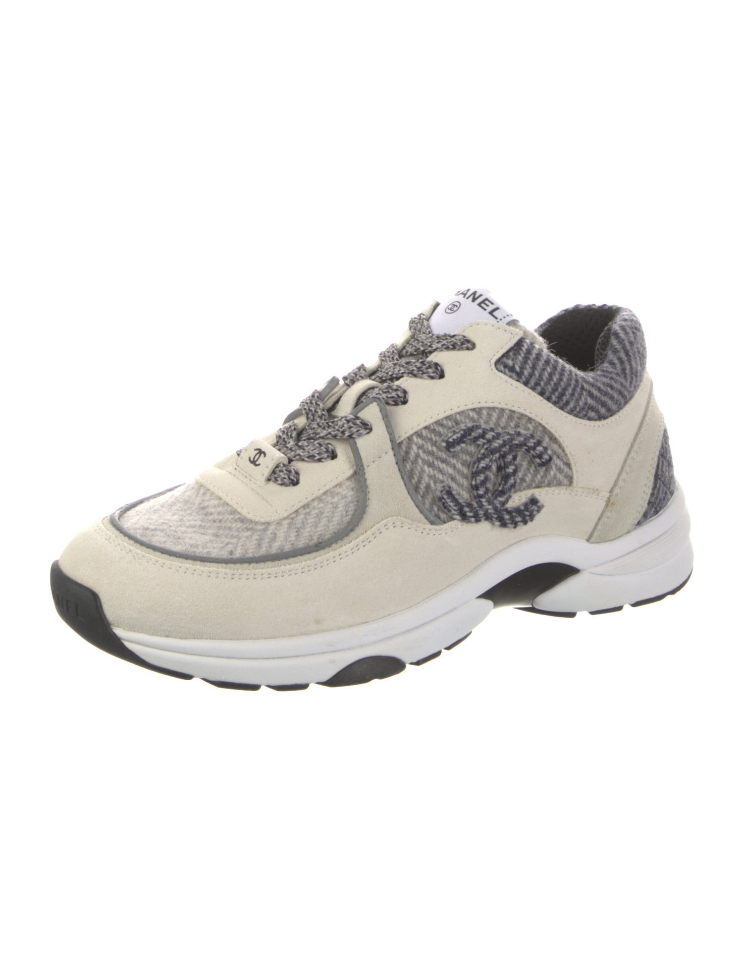 Chanel Interlocking CC Logo Sneakers