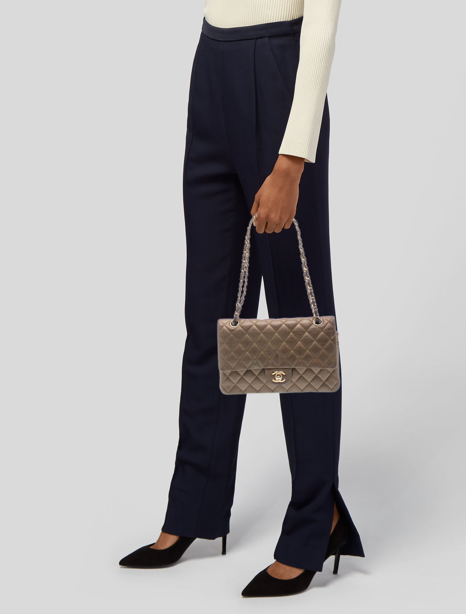 Chanel Medium Classic Double Flap Bag - Brown Shoulder Bags