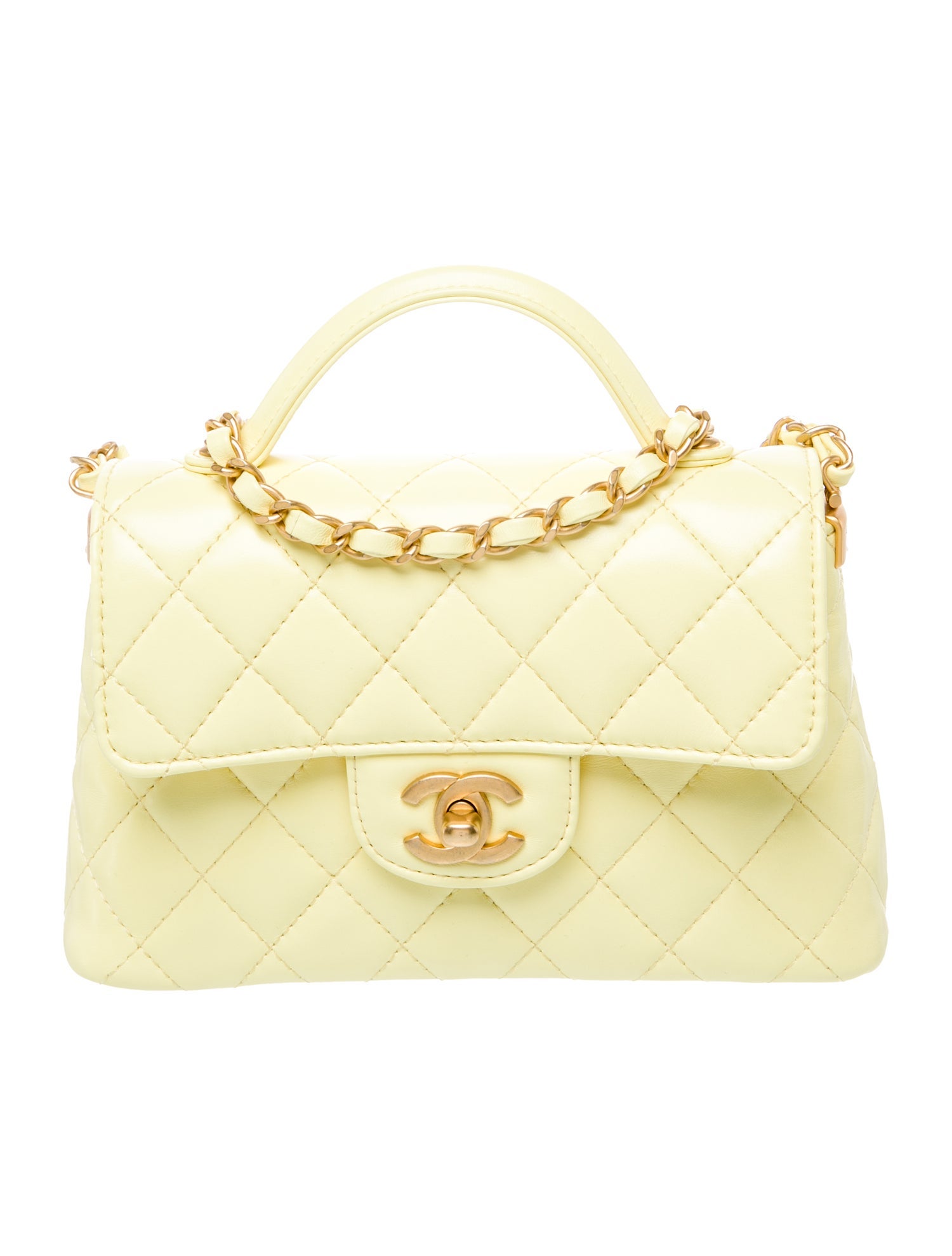 Chanel Small Top Handle Flap Bag