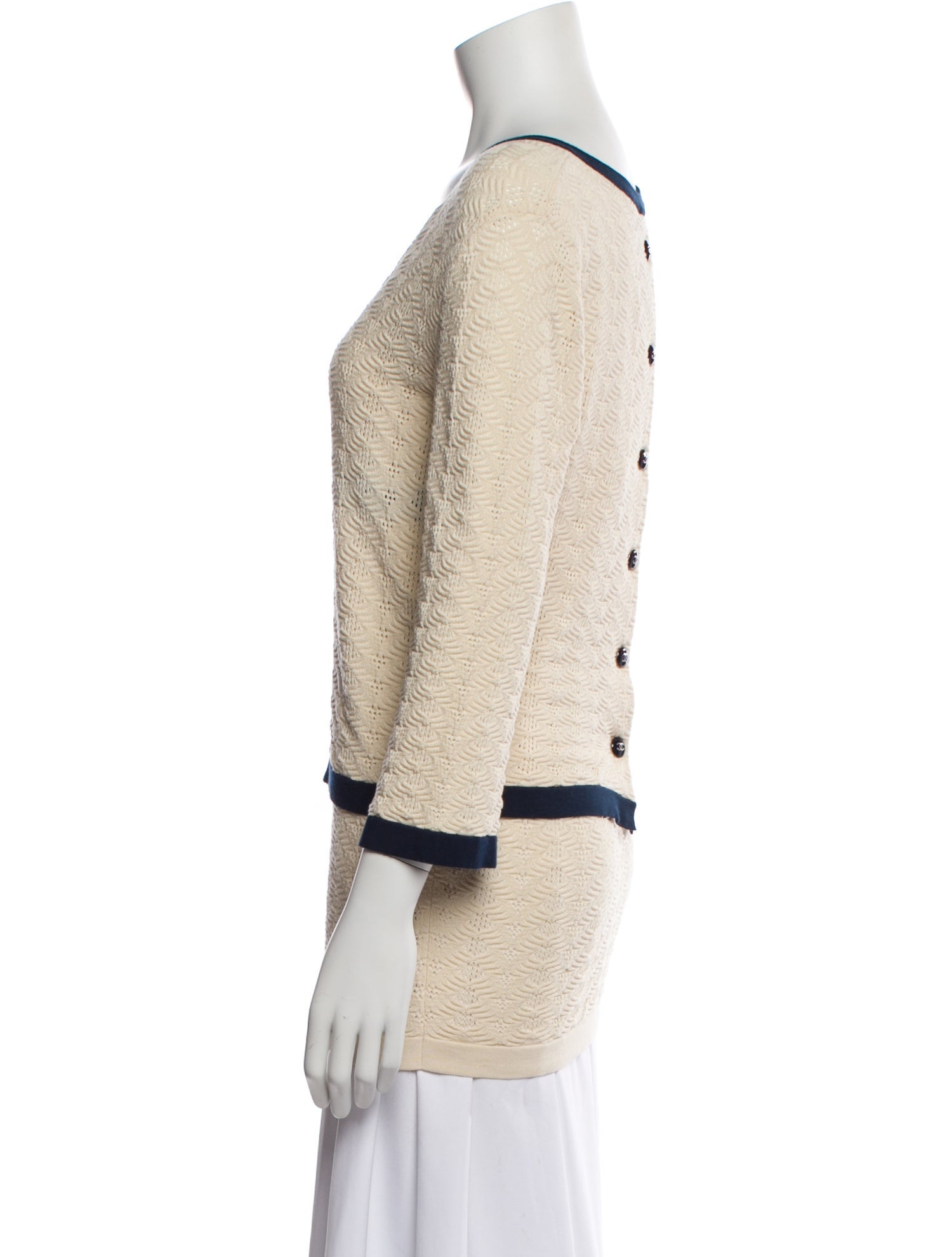 Chanel 2013 Colorblock Pattern Skirt Set