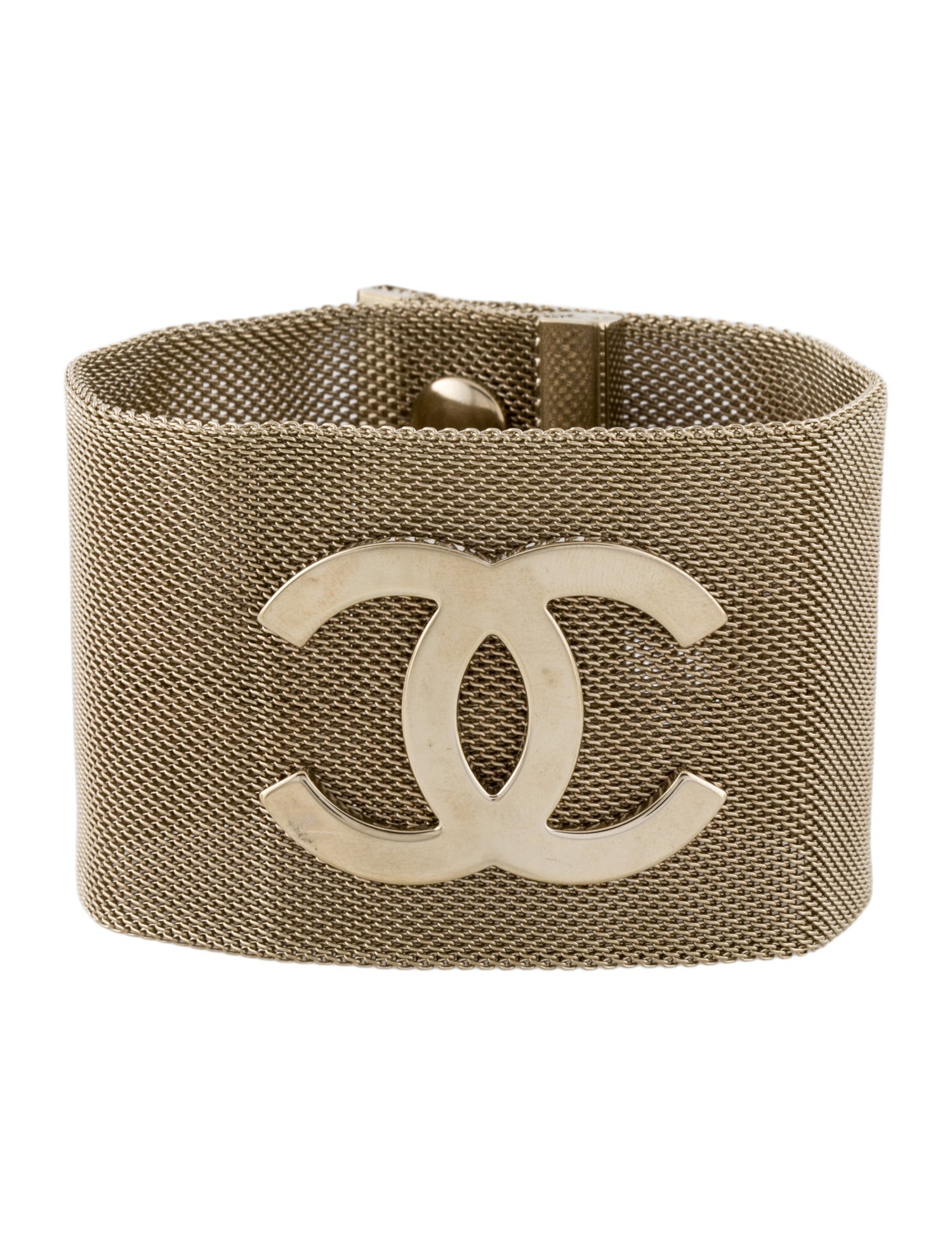 Chanel Mesh CC Wrap Bracelet
