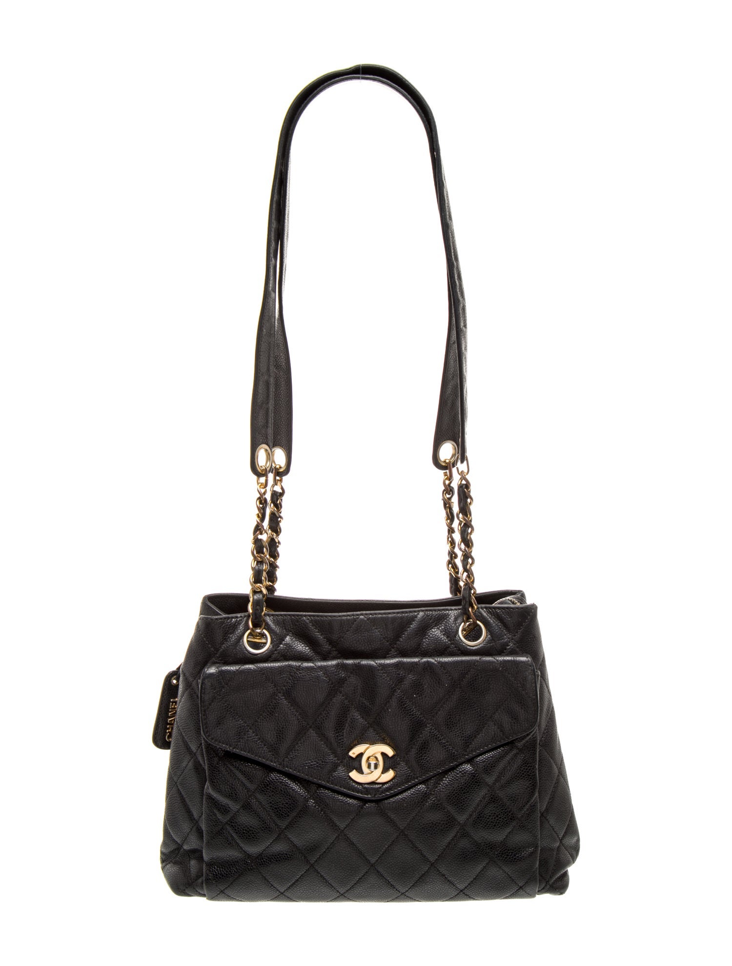 Chanel Classic Medium Ladybug Flap Bag - Black Shoulder Bags