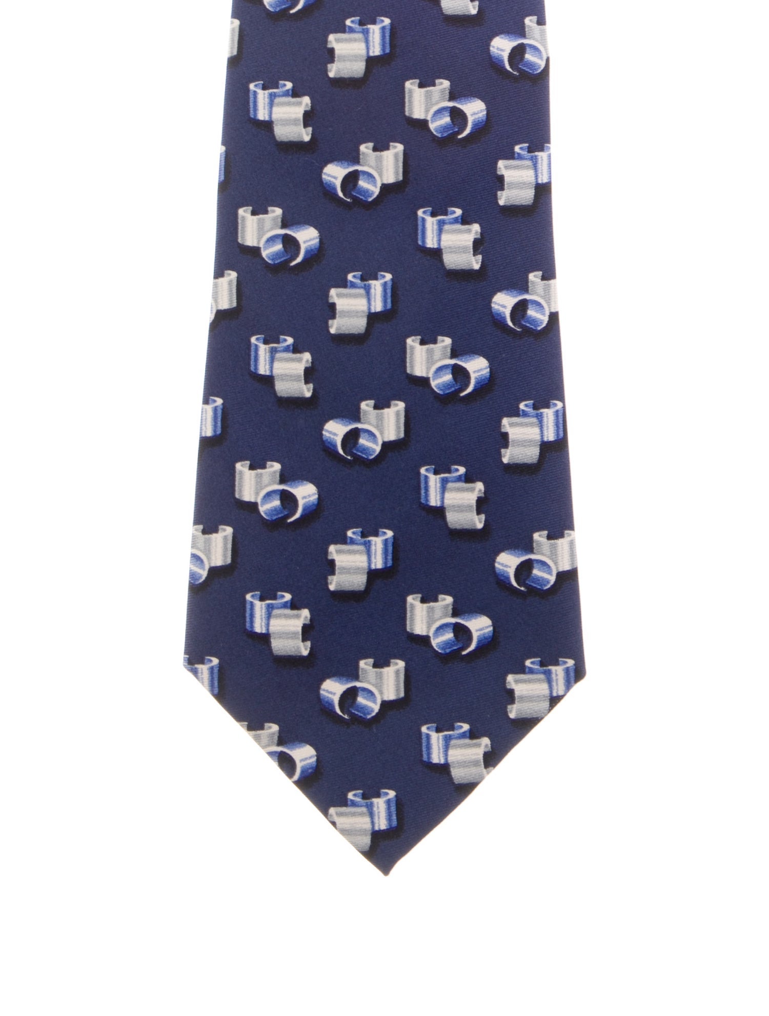 Chanel Silk Pattern Tie