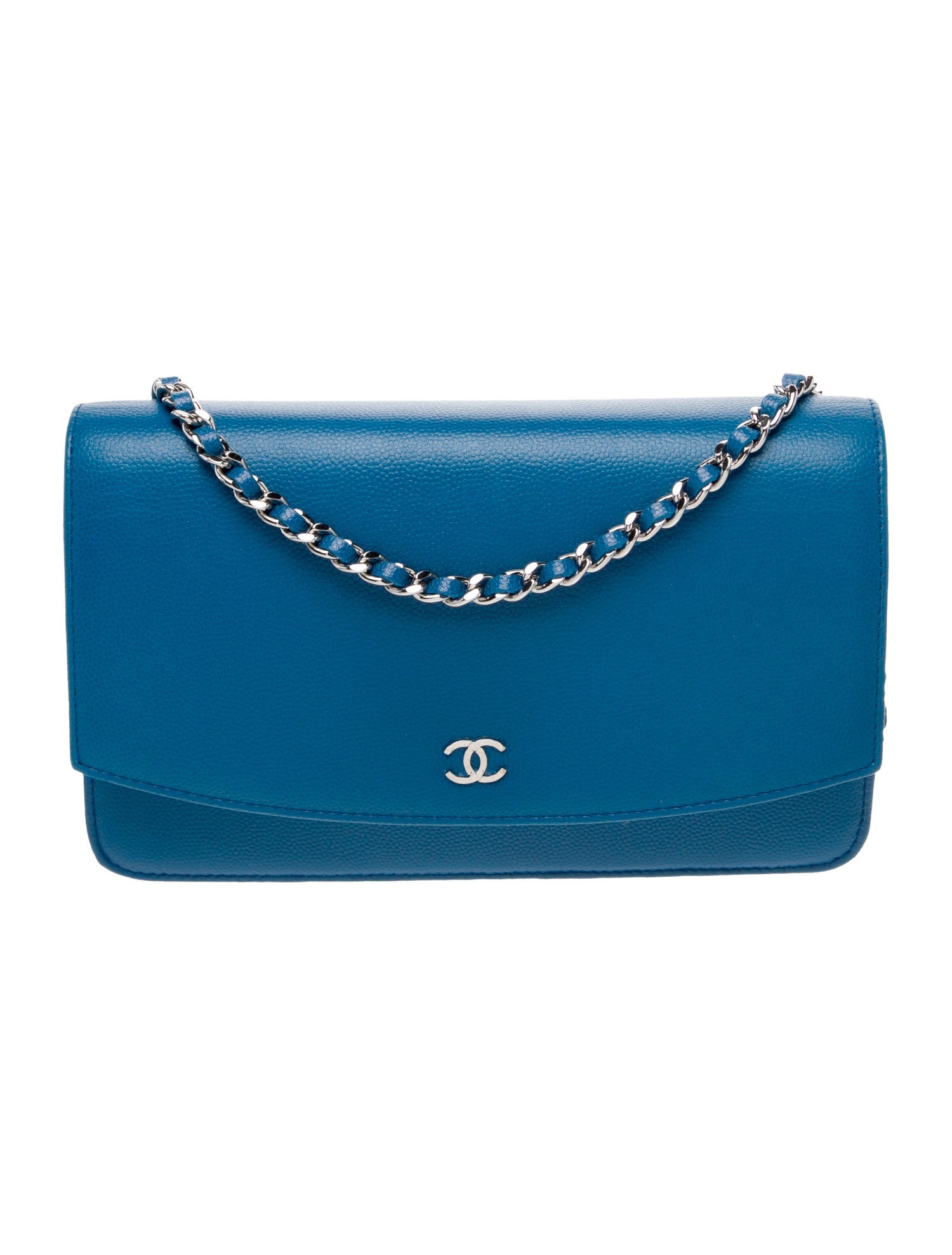 Chanel Sevruga Wallet On Chain