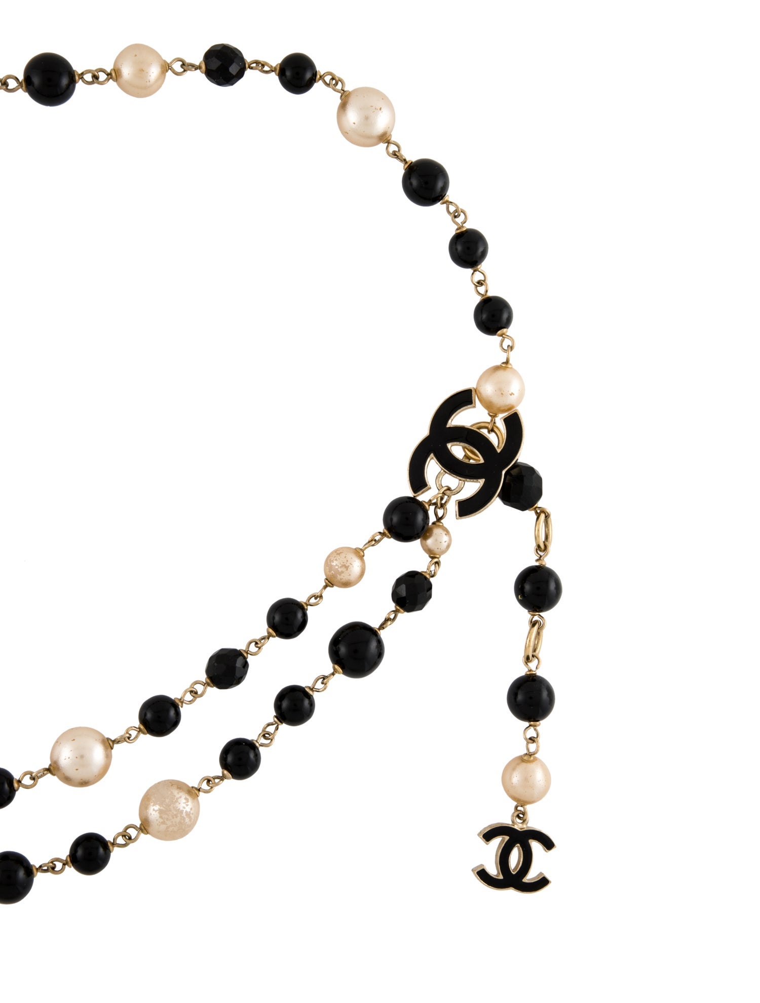 Chanel Interlocking CC Logo Skinny Waist Belt