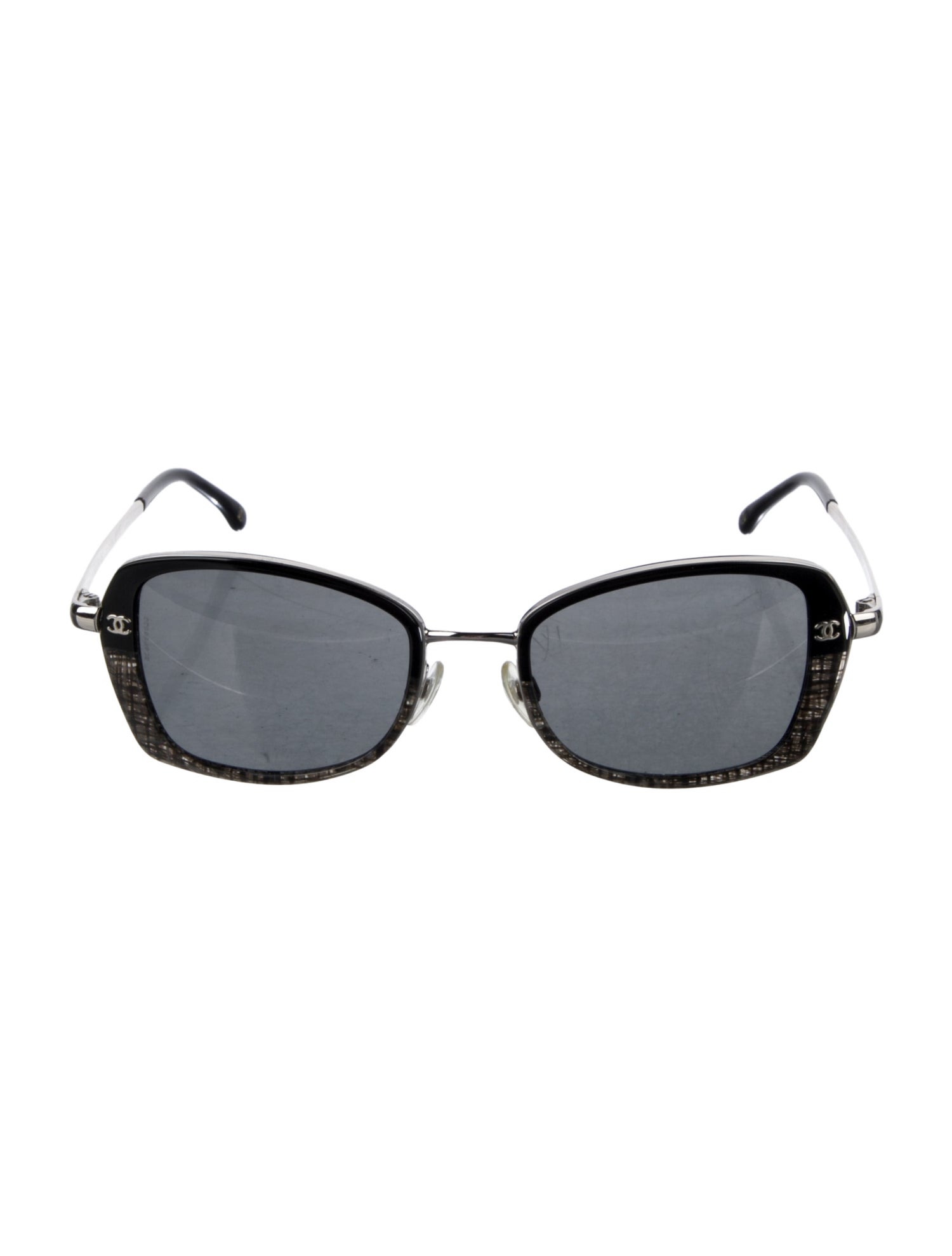 Chanel Interlocking CC Logo Square Sunglasses