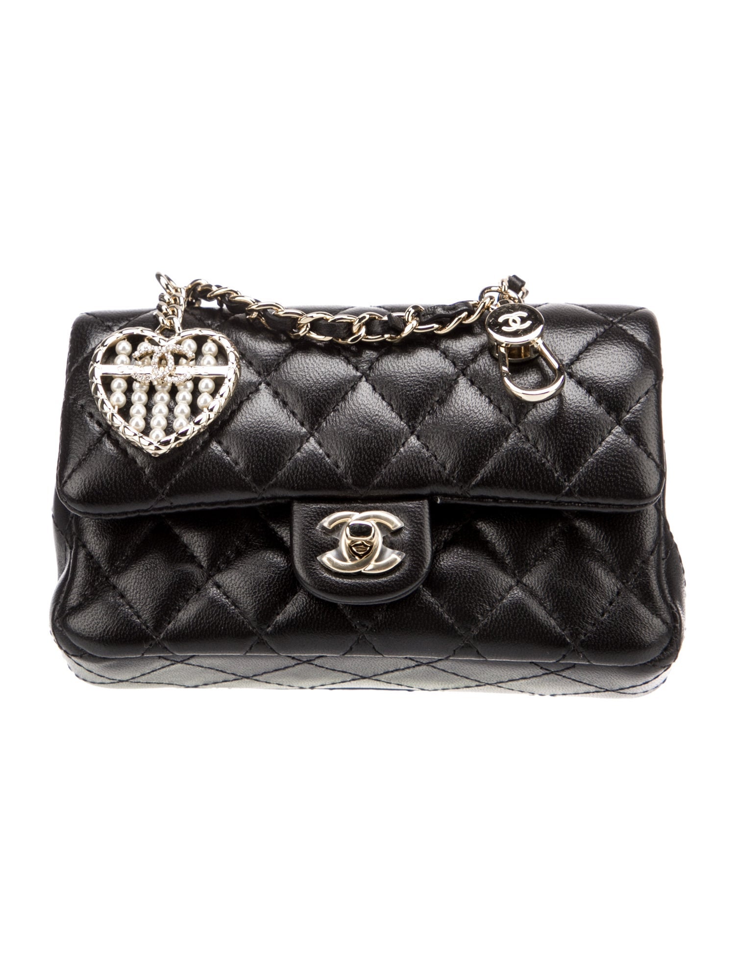 Chanel Heart Mini Bag Charm