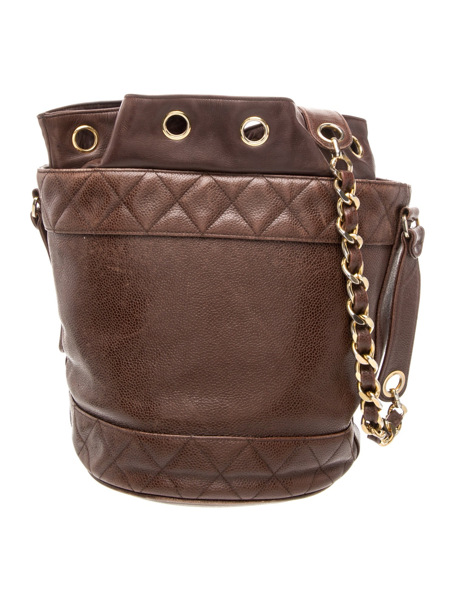 Chanel Quilted Bucket Bag