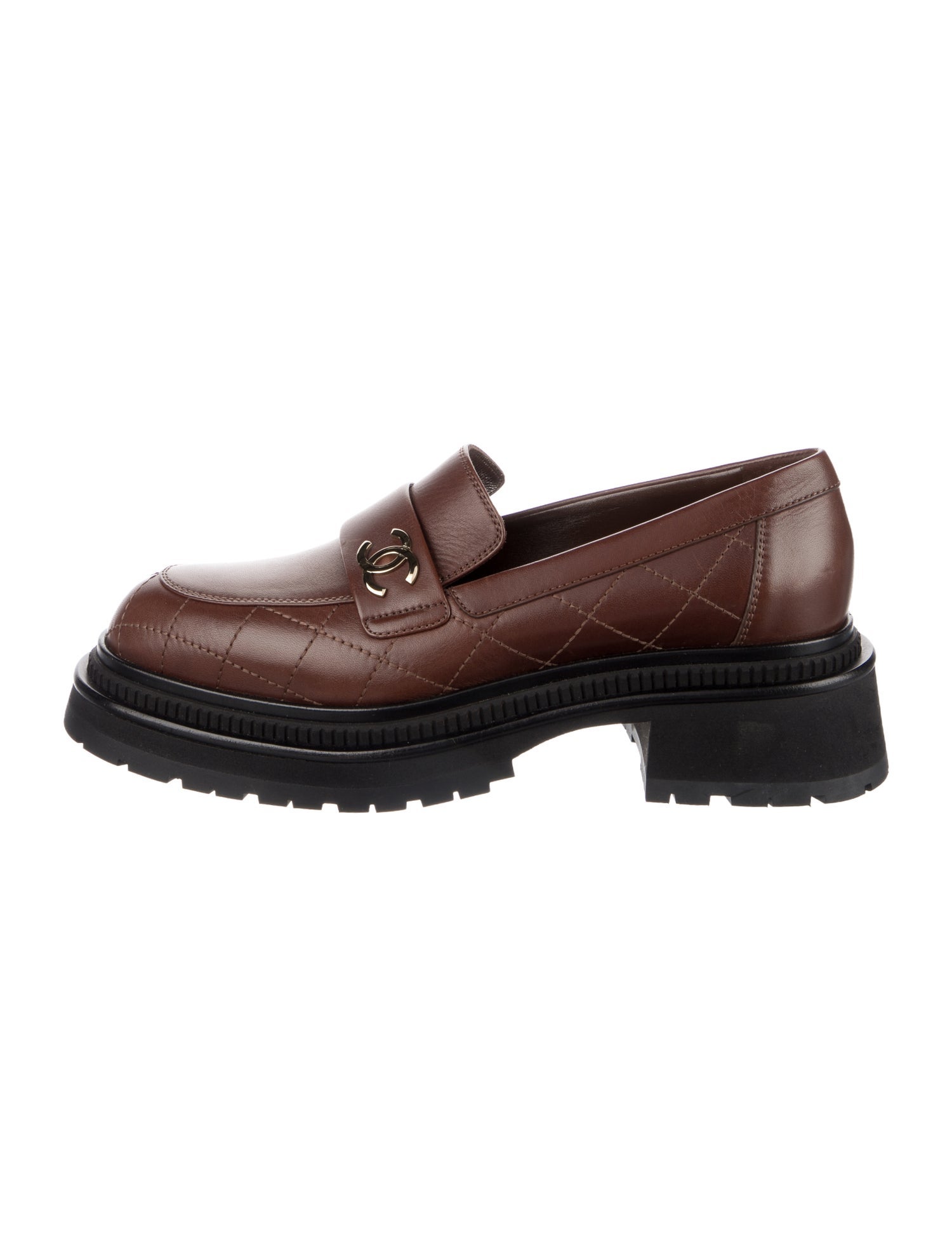 Chanel Leather Dress Loafers