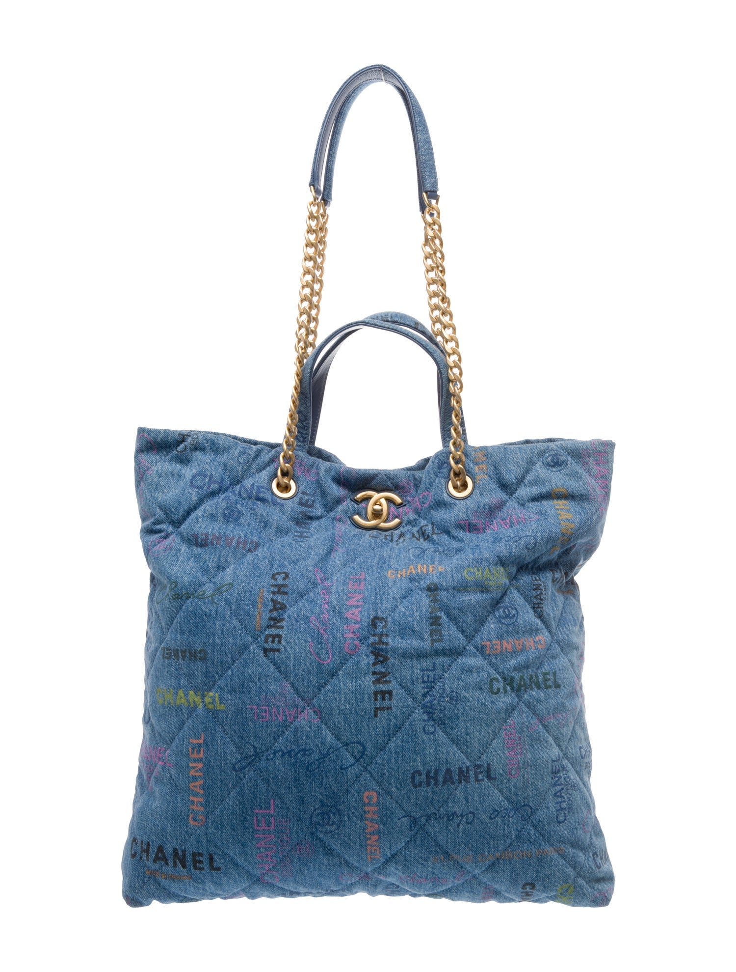 Chanel Denim Mood Shopping Bag