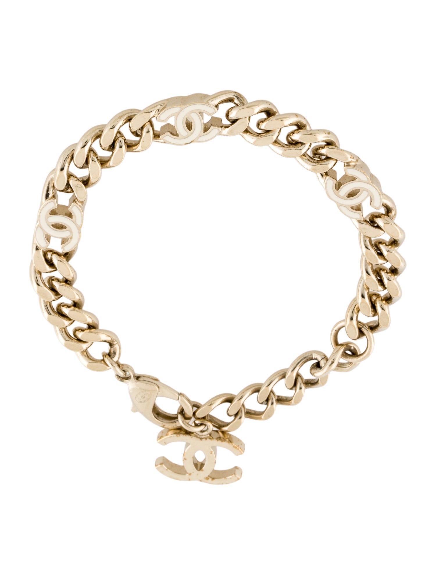 Chanel 2022 Resin CC Link Bracelet