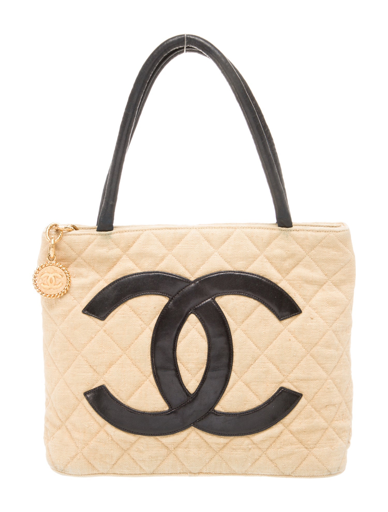 Chanel Canvas Medallion Tote