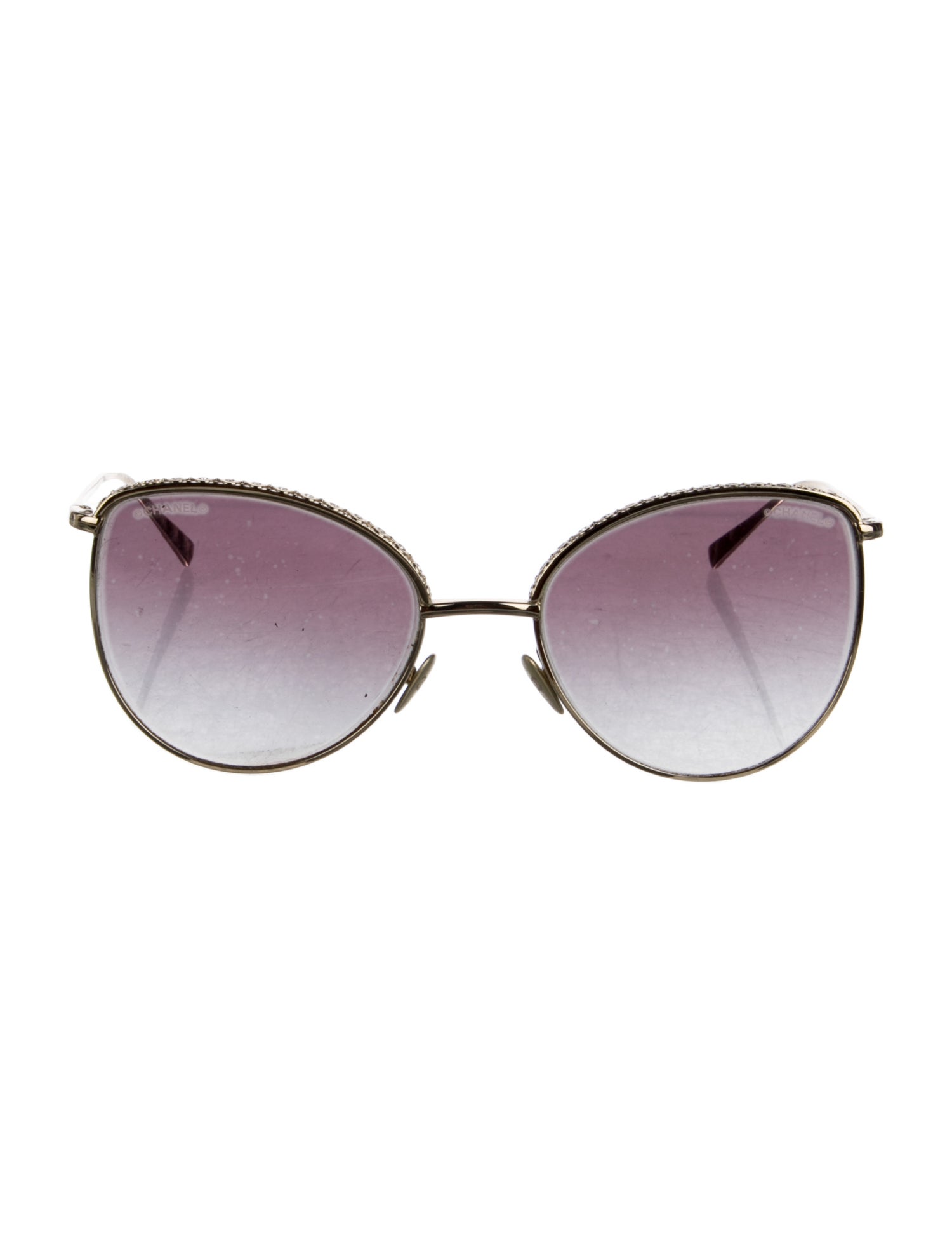 Chanel Round Gradient Sunglasses