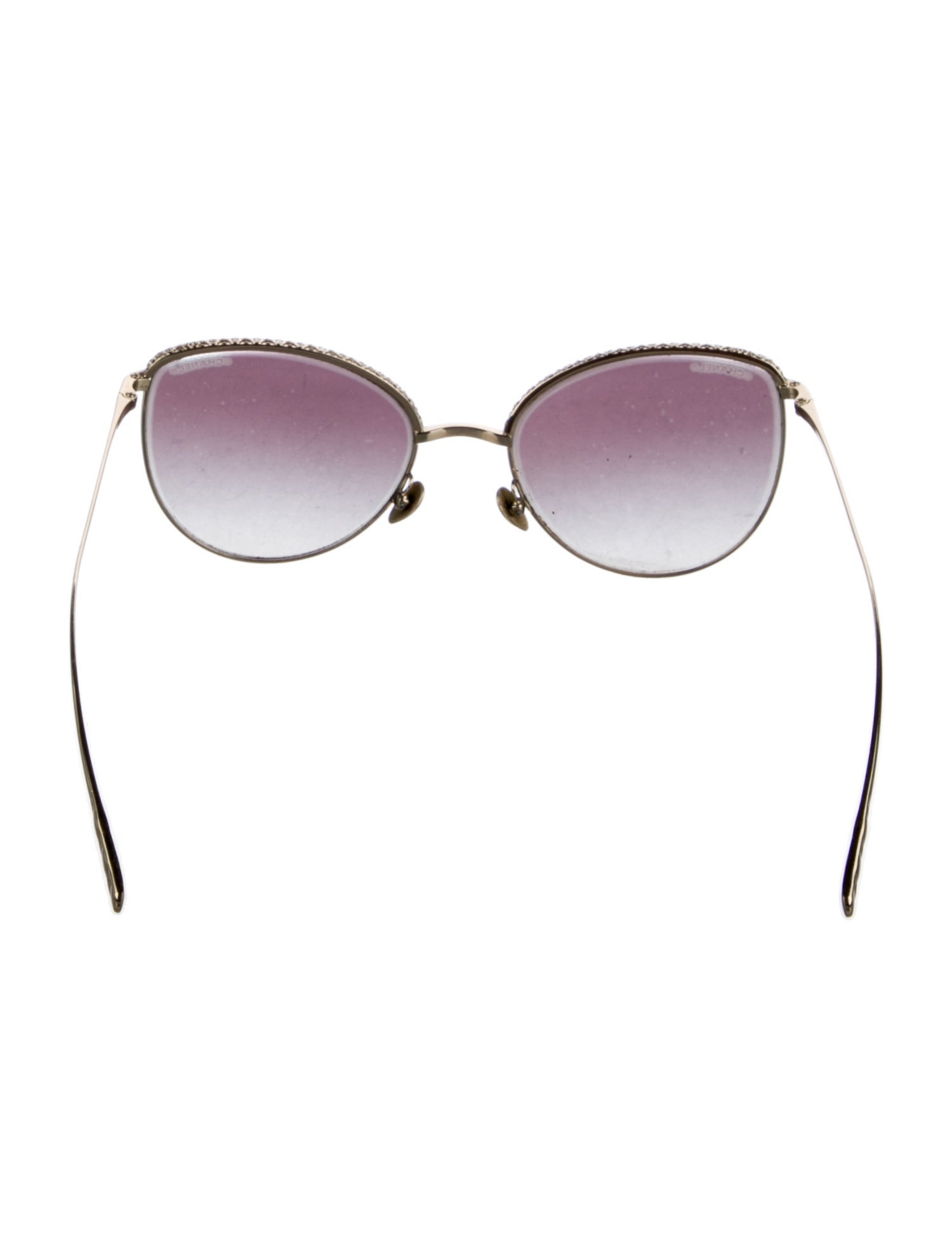 Chanel Round Gradient Sunglasses