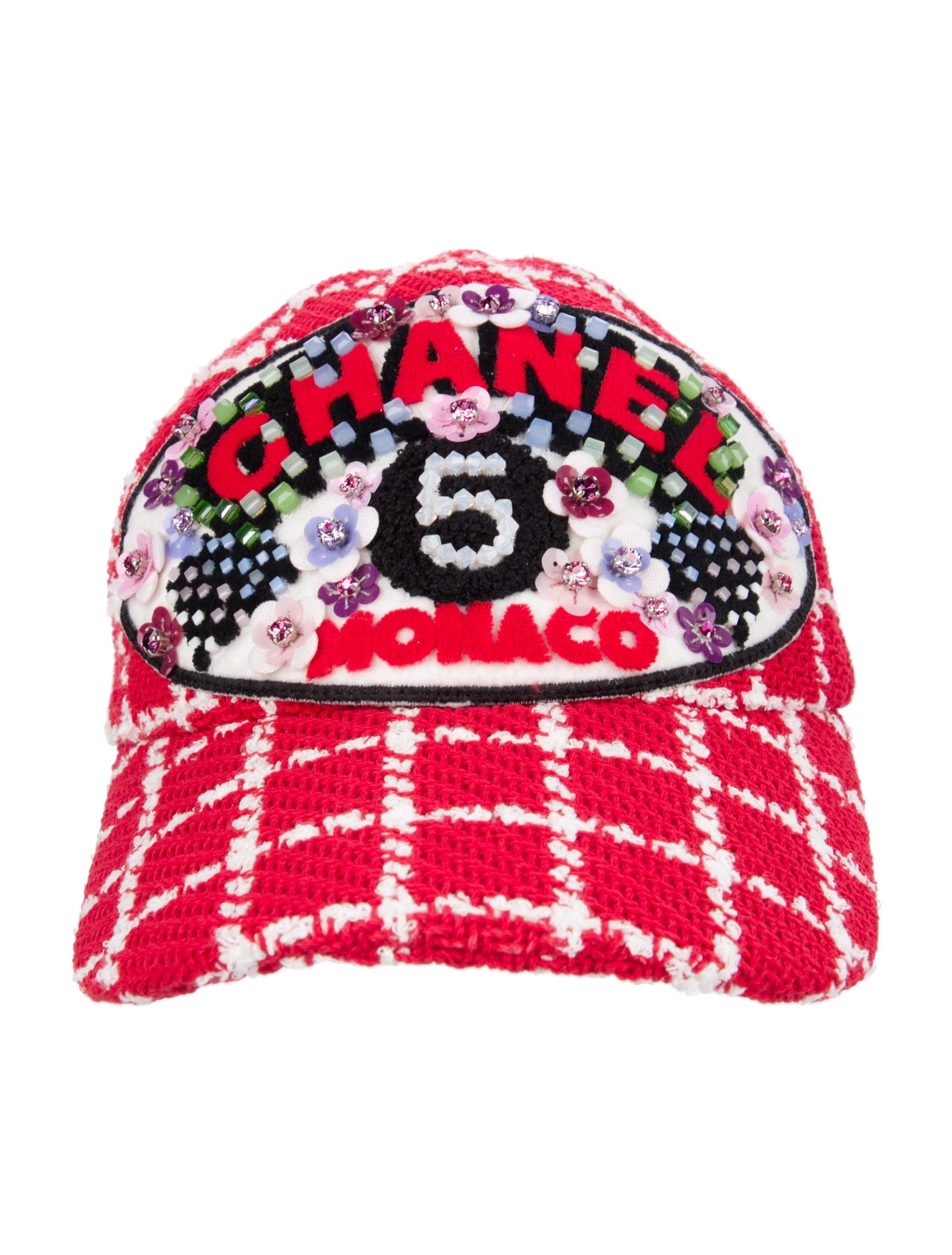 Chanel 2023 Monaco Tweed Baseball Cap