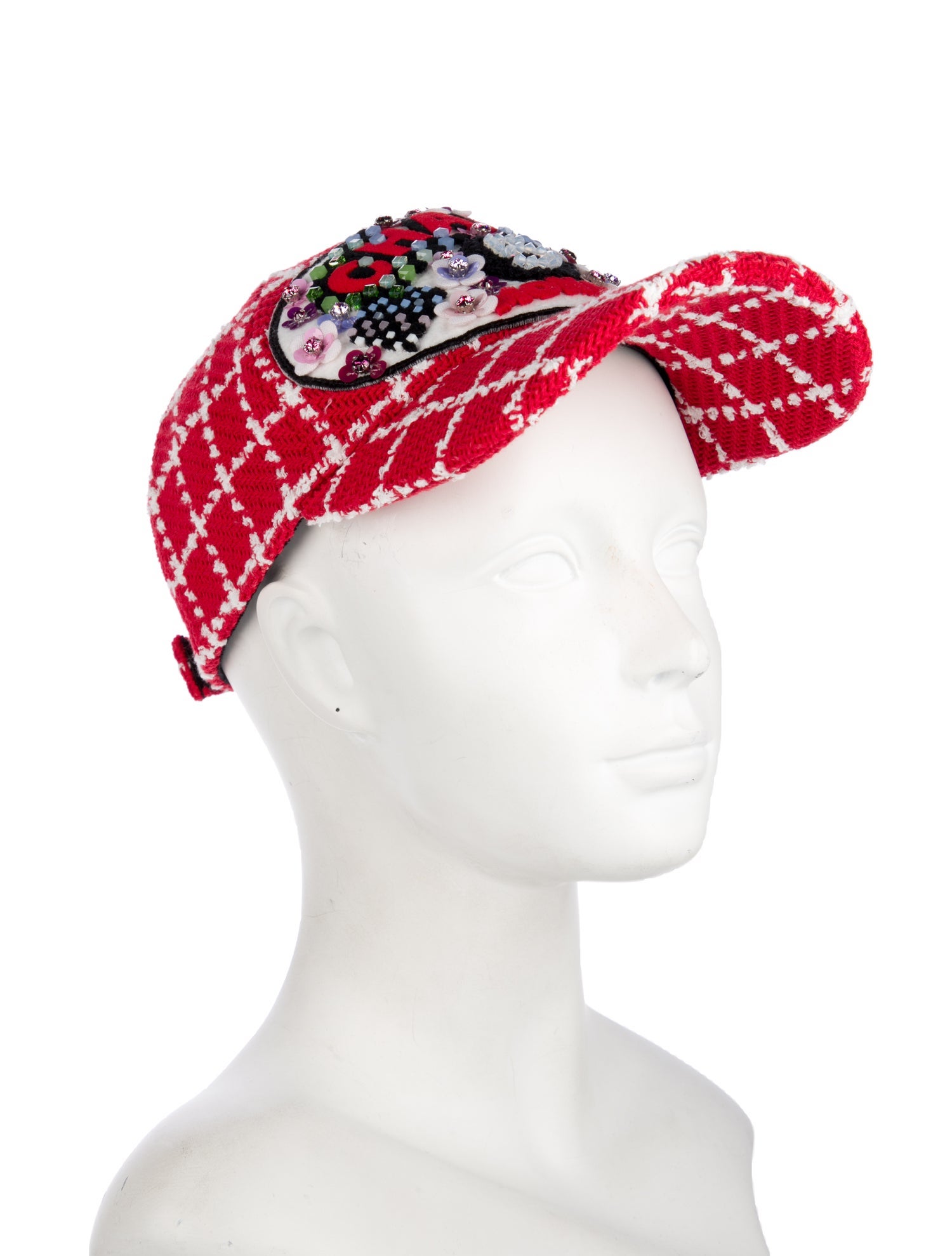 Chanel 2023 Monaco Tweed Baseball Cap