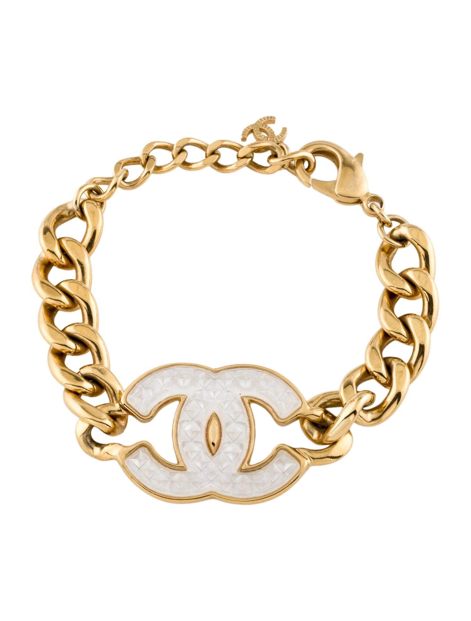 Chanel Resin 2024 CC Link Bracelet