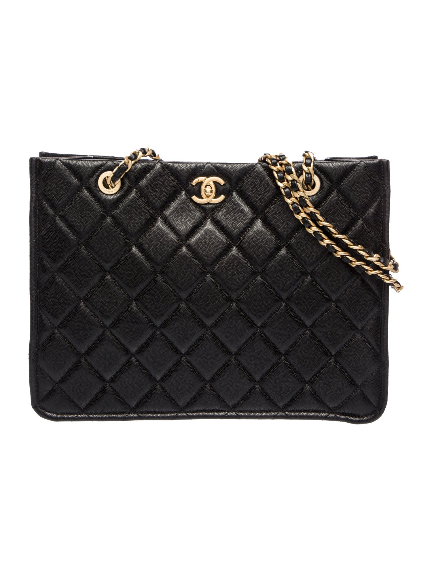 Chanel Large Quilted Shopping Tote