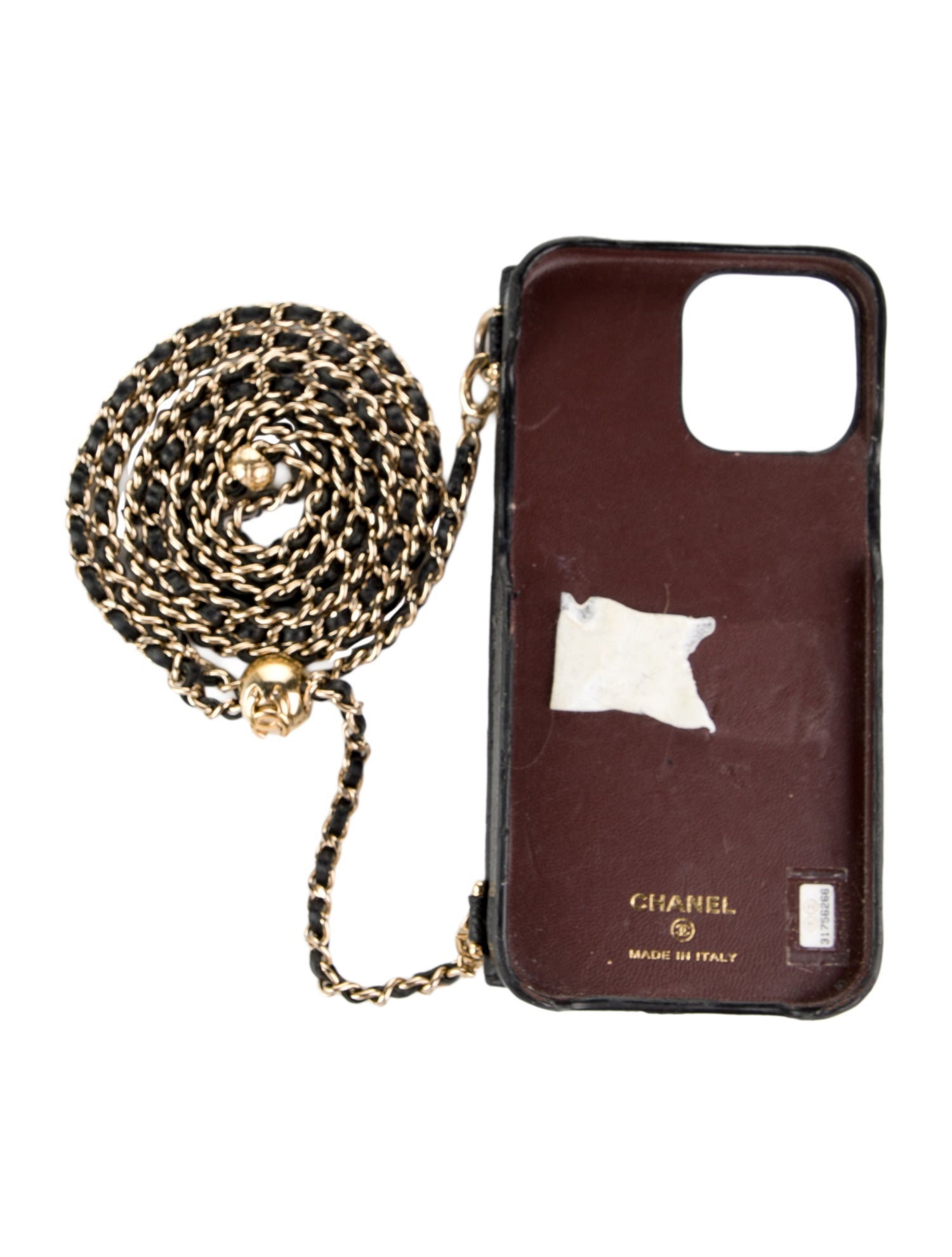 Chanel iPhone 13 Pro Pearl Crush Phone Case