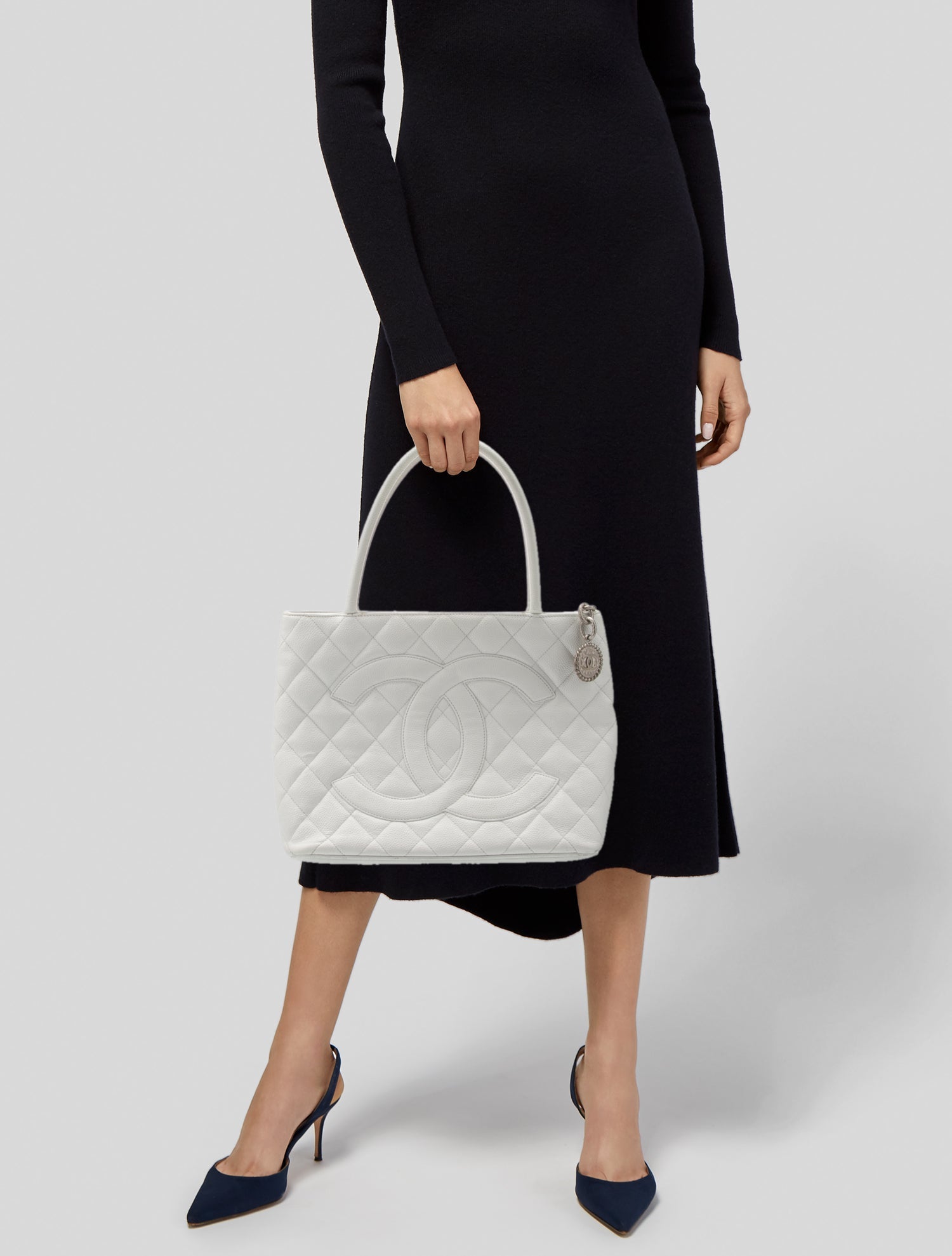 Chanel Caviar Medallion Tote