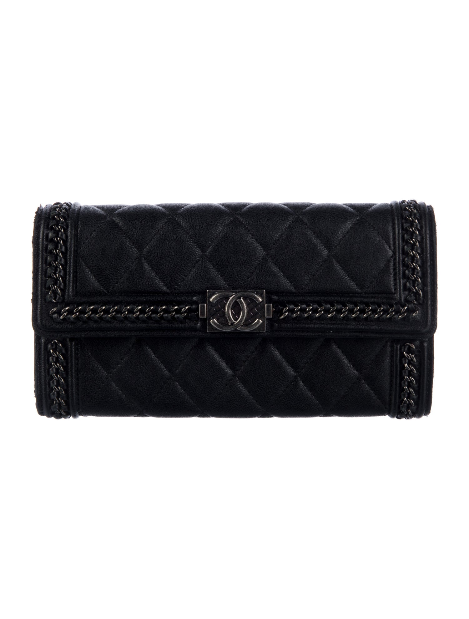 Chanel 2015-2016 Boy Continental Wallet