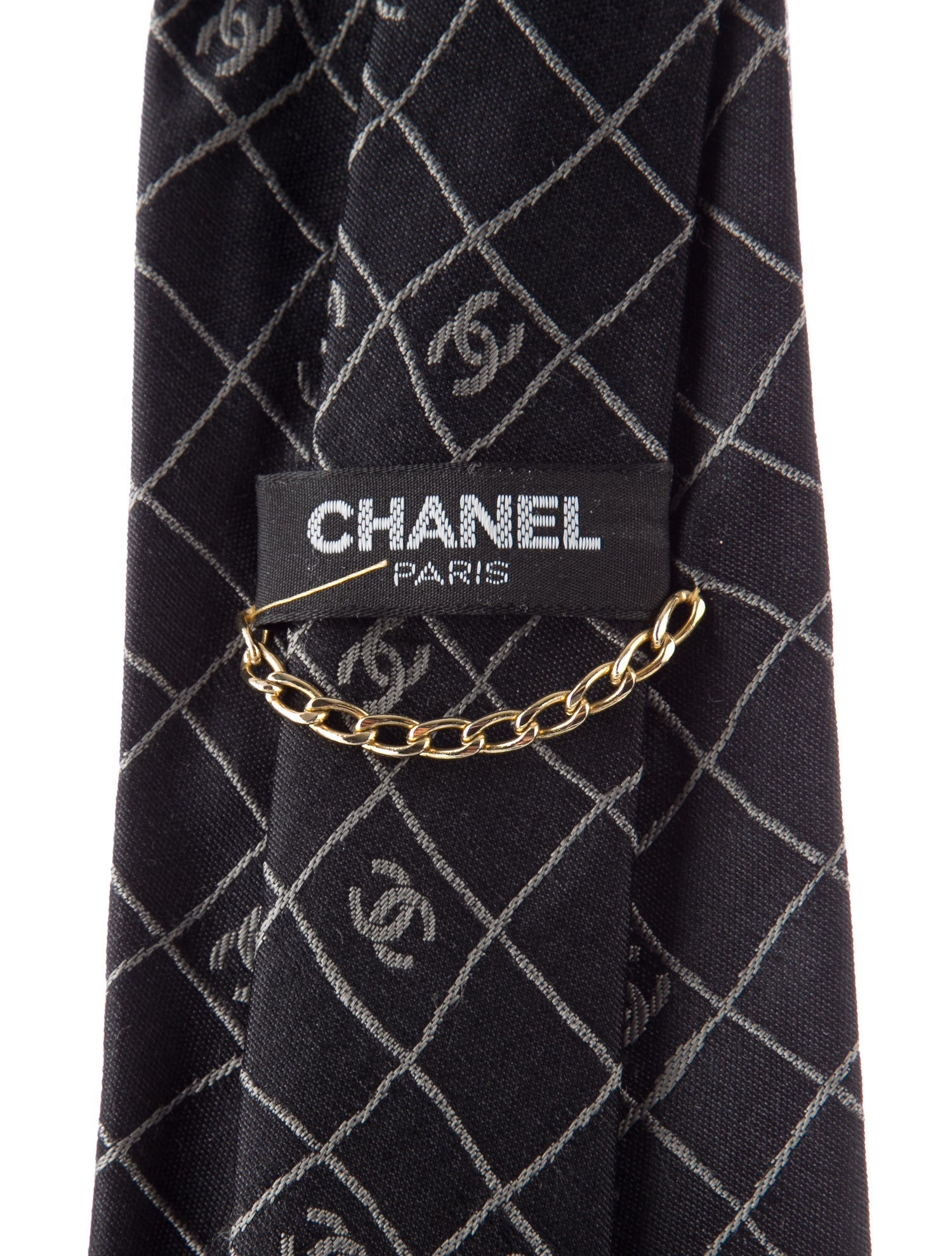Chanel CC Silk Tie