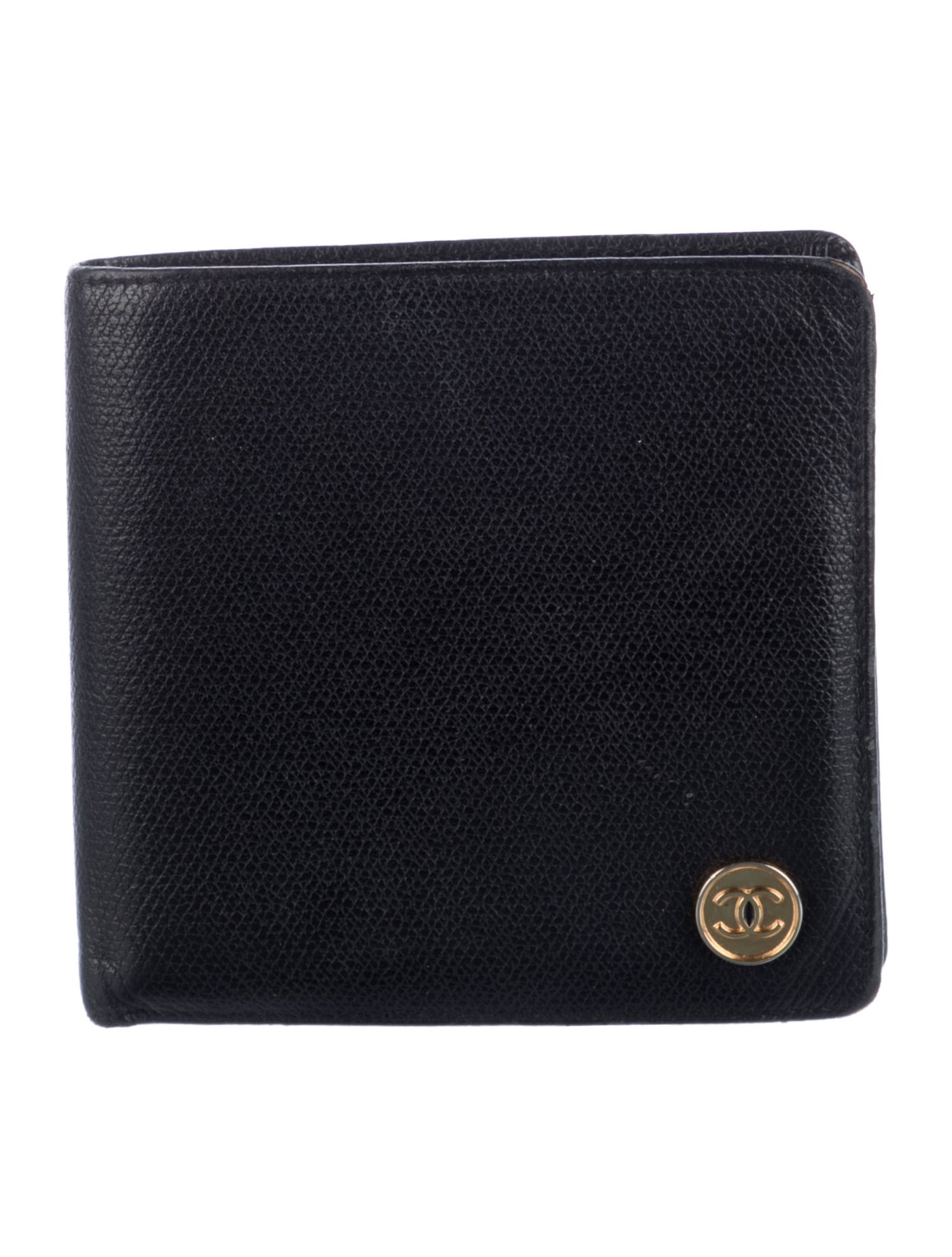 Chanel Vintage Interlocking CC Logo Bifold Wallet