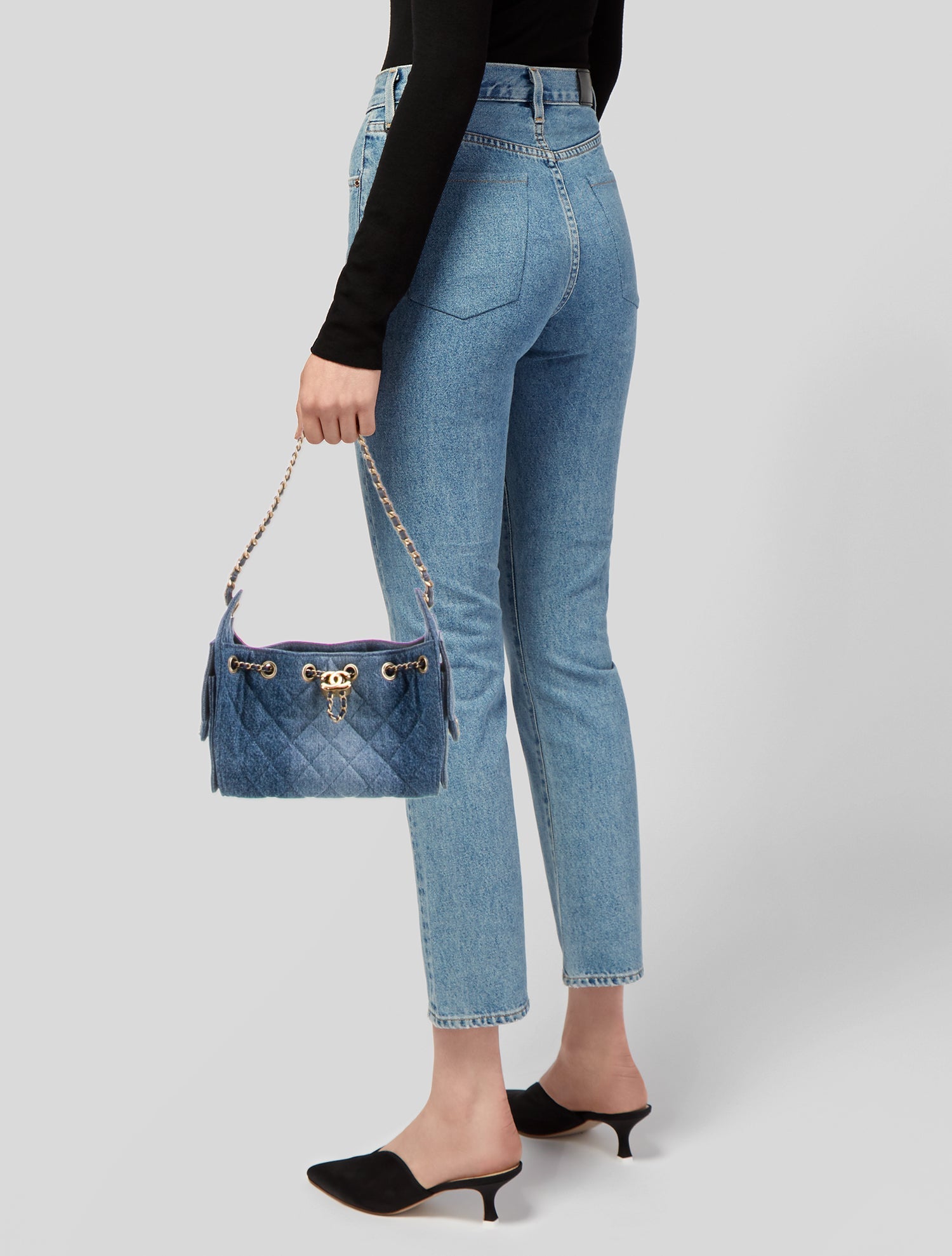 Chanel 2026 Denim Mini 25 Hobo