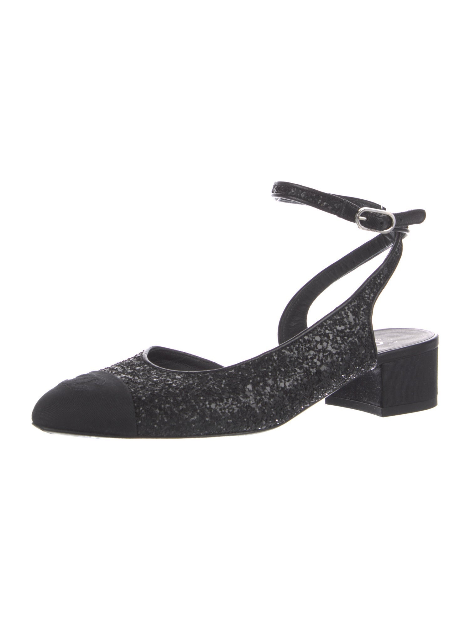 Chanel 2021 Interlocking CC Logo Slingback Pumps