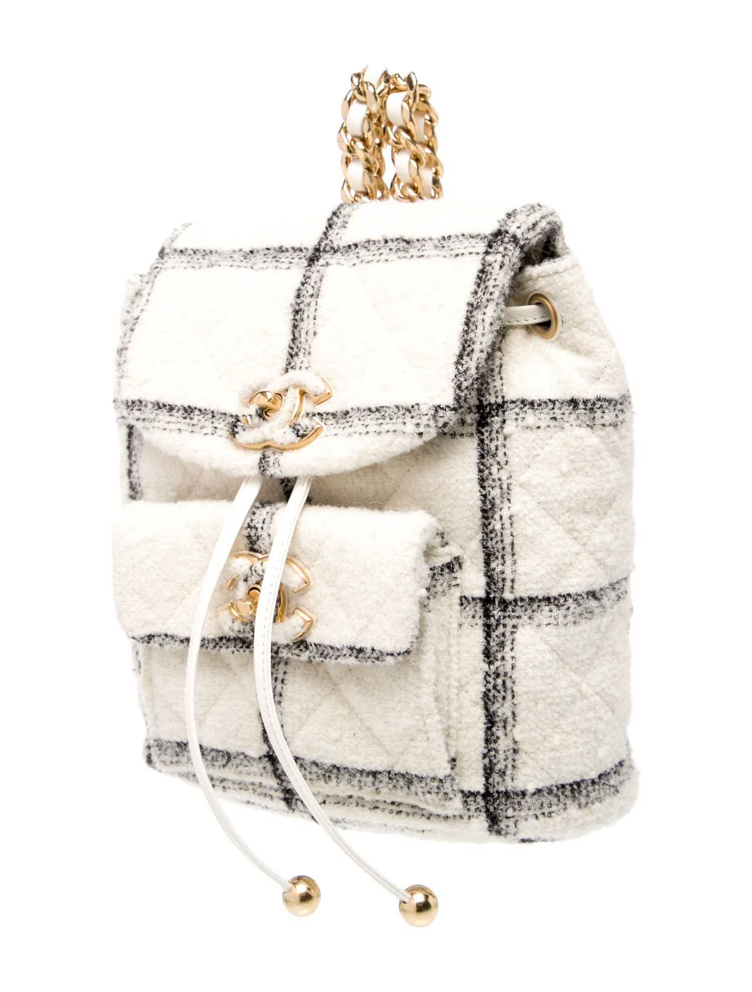 Chanel Tweed Duma Backpack