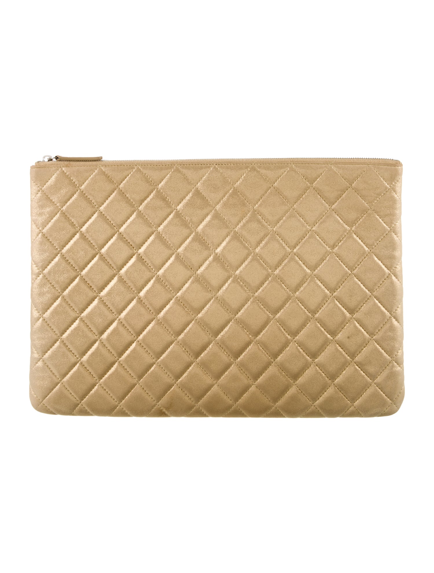 Chanel Large Embossed O-Case