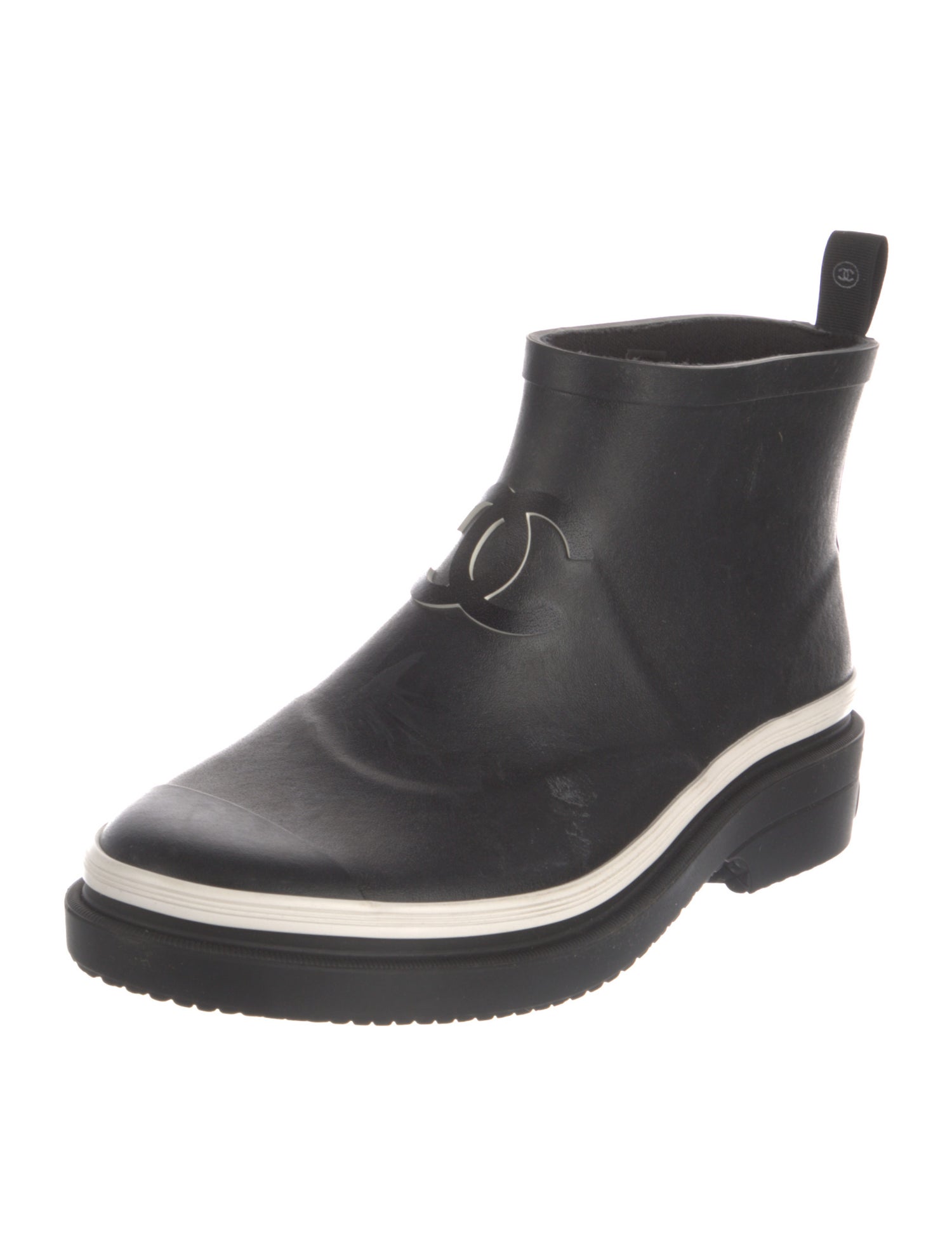 Chanel 2023 Interlocking CC Logo Rain Boots